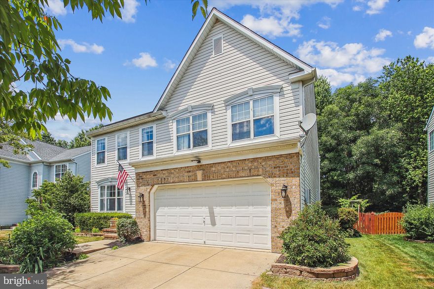 Beautiful Canterbury model in sought after Daniels Purchase with community pool, playground, tennis/basketball court, field, and pavilion. Gorgeous two story entry with living and dining room on your left. Continue to the kitchen that is open to the family room.  Also on this level is a separate office, mud room with your washer and dryer, and a half bath. The primary bedroom has 2 closets; a walk-in and a reach-in. Three other bedrooms and a full bath are also on the second level. The basement features a spacious rec room, office, and storage area. 2020- new gutters with leaf guard and new roof, 2021- new paint and carpet in basement, new Bosch dishwasher, 2022- paid off solar panels, new water heater, new Bosch refrigerator, new kitchen water filtration system, 2023- new stove