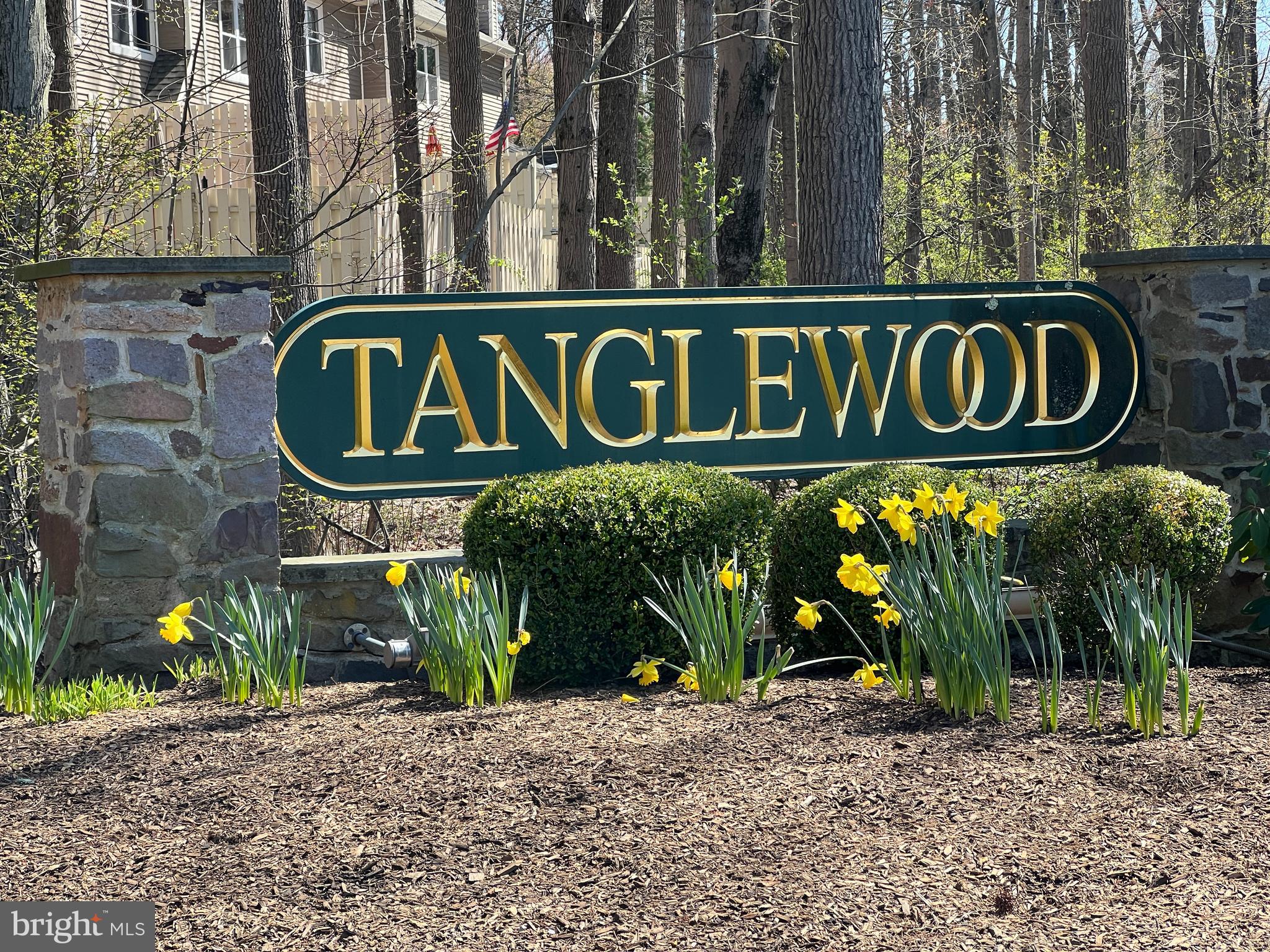 Available May 1st! Wonderful end unit in Tanglewood! The sprawling 2-story Great Room boasts a wood burning fireplace with stacked stone surround. Two sets of French doors lead you to a private fenced rear patio with charming pond; it backs to woods for great privacy. The large dining room with custom built-in and walk-out bay window is great for every day or entertaining. The kitchen was redone with shaker style cabinetry, granite counters, stunning back splash, breakfast bar. The Master Suite includes a large sitting room, gorgeous bath complete with 8 jetted shower, and a private outside patio. Also, on the first level you will find a lovely 2nd bedroom, another full bath and the laundry. Spiral your way up to the loft with a 3rd full bath. This "flex space" could be used as a guest bedroom, great office, exercise room, etc. This is truly a rare find for a rental property.