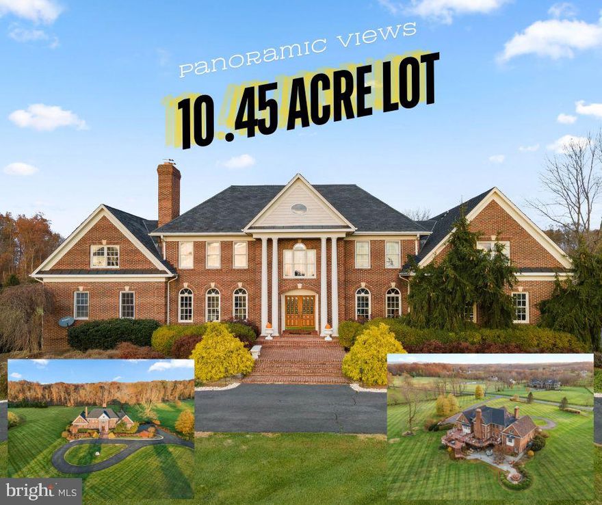 The Western Loudoun Landscape is about to change with the bright colored leaves celebrating Fall!  
 
Imagine waking up to the amazing sunrise, ending your day by capturing the sunset over the blue ridge mountains and being enveloped in the darkness of the night sky, lit by the stars above.  Yes, you can live this amazing lifestyle!  Enjoy the breathtaking views of the Fall foliage on the Blue Ridge Mountains!  The perfect home for every style of living!  Location ** Location ** Location ** No Gravel Roads & High Speed Internet Service!  Main Level Living with Main Level Primary Suite, Main Level Primary Bath, Main Level Private Fireplace in Suite & Large Walk-in Closet ** Luxurious living is yours in this magnificent Purcellville estate, enviably set in the exclusive Cheswick community! Through the artisan double-door entry, discover an equally impressive 8,600-sq ft interior that greets you with a sophisticated palette, voluminous ceilings, gorgeous millwork, and a combination of marble and hardwood flooring. Elegant archways lead you to the formal gathering areas, from the fireplace-warmed living room to the chandelier-lit dining room. In the sunken family room, a wood-burning fireplace with a dramatic flagstone surround anchors the soaring ceilings overhead. Designed for the avid cook, the kitchen comes with a suite of top-notch appliances, handsome cabinets, granite countertops, an island, and generous pantries.

Upstairs, explore the well-sized proportions of your secondary bedrooms, accommodated by both private and shared baths. Topping them all, the main-level primary suite showcases its own gas fireplace and an oversized walk-in closet. Indulge in spa-like relaxation in the opulent 5-piece ensuite with marble-topped vanities, a separate shower, and a deep soaking tub with a view of the 10.45-acre grounds. Other notable offers are the library with high speed internet, media room, laundry room, and the fully finished lower level featuring a billiard room, wine cellar, custom bar, sauna, and a recreational area complete with a fireplace, kitchenette, and 2 full baths. Experience the superior lifestyle that this home and Western Loudoun County offers.  Call for a private showing!

Notable Property Enhancements //  

The exterior of the home boasts custom landscaping, expansive Flagstone Patio, Custom Mahogany Deck and new Hot Tub. The lot is perfect for Play, an In-Pool (your choice to design), animals and more!  NO HOA, Covenants & Restrictions Pertain.  Horses Allowed, Pools, Tennis Courts and Black 4 Board Fencing.  Pet and Smoke Free Home. Buried 500 Gallon Propane Tank is Owned and Conveys. Comcast High Speed Internet.

Fall in Love!