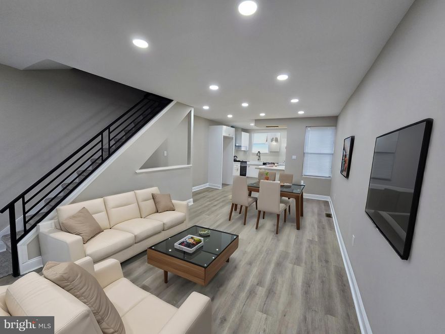 Welcome to your dream home in a desirable neighborhood, where comfort and style blend seamlessly. This stunning property is nestled in a nice and tranquil community, close to greenleaf plaza  where you find lots  of restaurants, shopping stores and public transportation. as you step inside, you're greeted by a warm and inviting atmosphere, an open floor that exudes charm and sophistication, The kitchen is a culinary haven, equipped with top-of-the-line appliances, hood, and quartz countertops. 
 upstairs has three bedrooms feature closet space and a new designed bathroom.  offering both functionality and luxury. Immerse yourself in the serene ambiance, with modern fixtures, soothing color palette, and exquisite attention to detail.  One of the highlights of this home is the finished basement, which has been transformed into an entertainment center. Whether you're a movie enthusiast, a gaming aficionado, or simply enjoy hosting gatherings, this space is perfect for all your entertainment needs. The basement features a fully custom bathroom,  laundry area, utility area,    This house has new floors all over, fresh Paint, new central air system, new electric, new plumbing. Doors and windows, the backyard has a deck space perfect for those upcoming summer cookouts,  and a separate garage. 

Don't miss the opportunity to make this exceptional property your new home. Experience the perfect combination of comfort, elegance, and entertainment in this lovely abode.