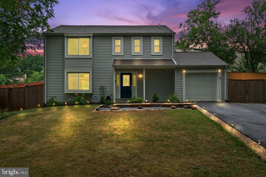 This captivating colonial seamlessly blends small town charm with modern updates. Step inside to discover gleaming new floors and recessed lighting throughout, a light-filled living room with a grand bay window, and a stunning modern kitchen featuring stainless steel appliances and gorgeous quartz countertops. The spacious open basement offers endless possibilities, while the deep one-car garage provides convenient parking and extra storage. Outside, a large, fully fenced backyard with water-diverting grading boasts a flourishing vegetable garden bursting with mature squash, pumpkin, pea, lettuce, potato, and zucchini plants. Enjoy the refreshing community pool in this quiet, peaceful neighborhood or enjoy your own private above-ground pool which conveys with the home (currently stored in the garage). Close to major commuter routes, shops & restaurants, and just a few minutes from Frederick City – benefit from the convenience of city life without the city taxes! Don’t miss your chance to own this meticulously maintained and ready to move in home. Schedule your showing today!