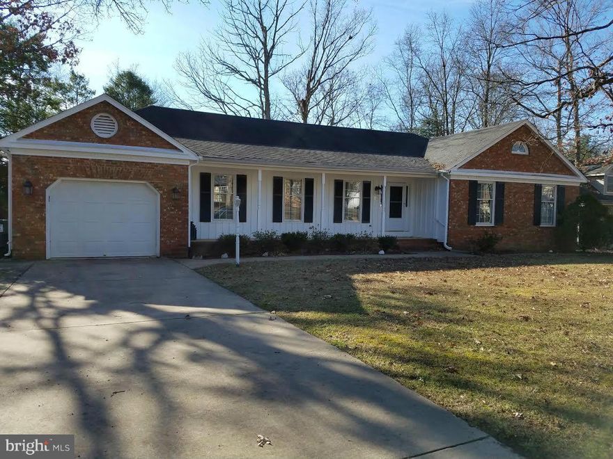 Nice Single Family Rambler located in Breezewood Subdivision. The Home Features a Living Room and Family Room, Dining Room, Den and 3 Bedrooms and 2 Full Bathrooms. Deck off Kitchen and Family Room, overlooking large level back yard and a Front Porch ! 1 Car Garage. Located right off Courthouse Road/Rt. 208 and just a few miles from I-95.