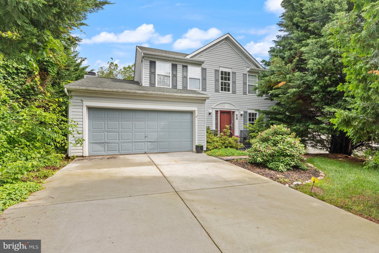 Welcome to this charming four-bedroom, two and a half bath colonial style home located in the desirable Boxhill North Community of Abingdon, Md. The property features a two -car garage complemented by a new driveway providing additional parking space. The entrance showcases a two- story foyer with abundant natural light, creating a welcoming ambiance. The main level includes a formal living room and dining room, both adorned with elegant wood flooring. The formal dining area boasts a large window offering picturesque views of the rear yard, perfect for enjoying meals with family and friends. The spacious kitchen is equipped with beautiful white custom cabinetry and ceramic tile flooring. It offers ample counter space and all the necessary amenities to create a delightful culinary experience. Adjacent to the kitchen, you will find a spacious family room featuring ceramic tile flooring, a cozy wood burning fireplace and new sliding doors leading to the deck and rear yard. There is also a designated space for a small office on the main level offering a versatile area for work or study. The large deck includes a staircase that descends to the backyard, ideal for entertaining and relaxation. Upstairs, the primary bedroom boasts a luxurious bathroom while two additional bedrooms and a hall bathroom provide ample space for family or guests. An additional bedroom is located in the lower level of the home. The basement is partially finished and features sliding doors that open to the outside area. There is much more to discover-come see for yourself. You won’t be disappointed.