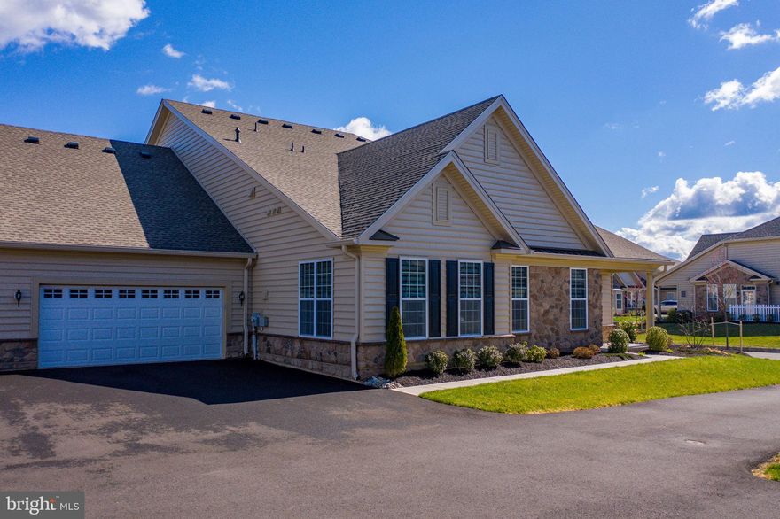 Why build when you can buy one completed in 2021 and is virtually brand new?  Be ready to move into this gorgeous, meticulous, energy efficient townhouse in the award winning active adult, Regency at Hilltown 55+ community by Toll Brothers.  You enter into a great room with vaulted ceiling, open floor plan with all hardwood flooring, a gourmet kitchen, dining room, and breakfast nook.  Enjoy first floor living, with a master suite with two large walk in closets and a master bath with large shower and soaking tub.  Access the side patio through the den/possible 3rd bedroom and enjoy the weather with your morning coffee.  Owner spared no expense on upgrades.  Off the kitchen is a deep butler´s pantry; leading to an extra large laundry room and oversized 2 car garage.  The second floor, with an upgraded stairway, is perfect for guests; has a loft overlooking the great room, a bedroom, full bath, and large storage room that can also be a hobby studio.  The HOA fee includes use of the 11,000 sq ft community clubhouse for residents and their guests, community rooms, pool and card tables, state of the art fitness center, outdoor swimming pool, tennis, pickleball, bocce courts, and walking trails. Included is lawn care, snow removal, and trash pick up. There is room for parking 4 cars with overflow in the club house.  House is walking distance to the clubhouse and a few miles from the picturesque Lake Nockamixon and Lake Galena.  Nothing to do but move into this beautiful home! Motivated seller!