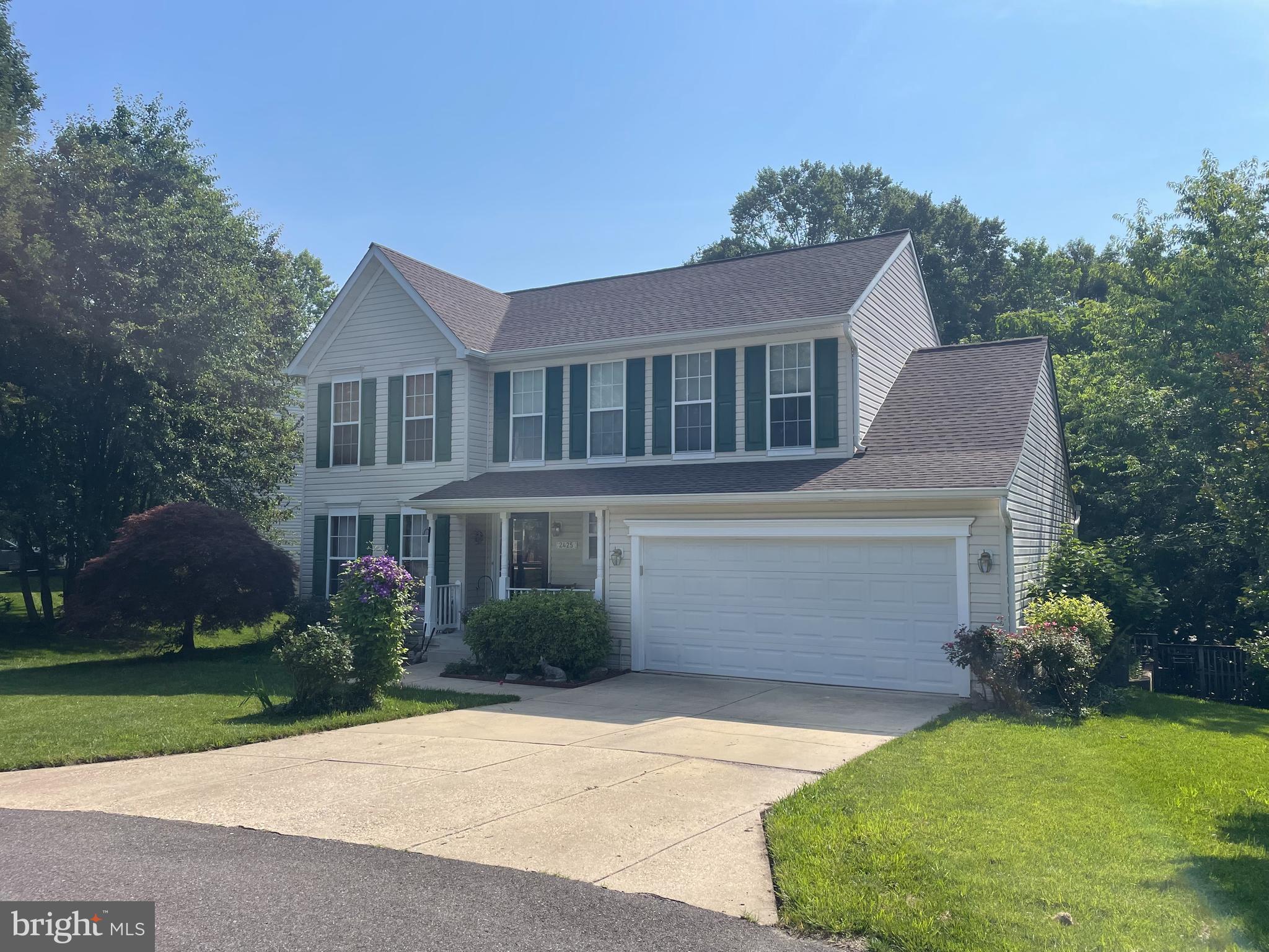 3200 sq. ft. community home located in the small municipal Town of Chesapeake Beach. Woodland Court is a conveniently located cul-de-sac in Northern Calvert County. Local services include weekly trash/recycle as well as bulk pick up and snow clearing by the Town. First floor formal dining with bay window, hardwood flooring, spacious family room with custom wall-to-wall built-in, upgraded kitchen w/quartz countertops, soft-close cabinets and stainless-steel appliances. Kitchen opens to large screened-in porch with skylights, leading out onto a spacious deck with octagonal step down, steps down to backyard – outside deck boards upgraded w/Trex. Open foyer w/stairs leading to second floor where you’ll find four bedrooms and two full baths, one of which is a large master with on-suite bath and ample closet space. Full walk-out basement with upgraded sliding door (Anderson) finished except for small storage area and laundry/utility closet (water heater replaced 2024). Ample open space w/laminate floors, custom built-in bar with wet sink, cabinet storage and serving counter, custom fireplace mantle with Lennox gas fireplace, additional storage cabinets with pull-out storage drawers, and full bath with shower. Could be fifth BR. Brand new double-hung windows w/high quality energy efficient insulated glass panels throughout (August ‘25 w/transferable warranty).Roofing was replaced 2018 . Usable/accessible attic space in house and garage. Fenced-in backyard with shed space beneath screened-in porch. House backs to trees with plenty of space for the rabbits and deer to roam. Located in the Richfield Station HOA community, you have access to tennis, pickleball and basketball courts. Pavement and hiking trails connect to the Town’s spectacular Fishing Creek Trail and old railway trail.