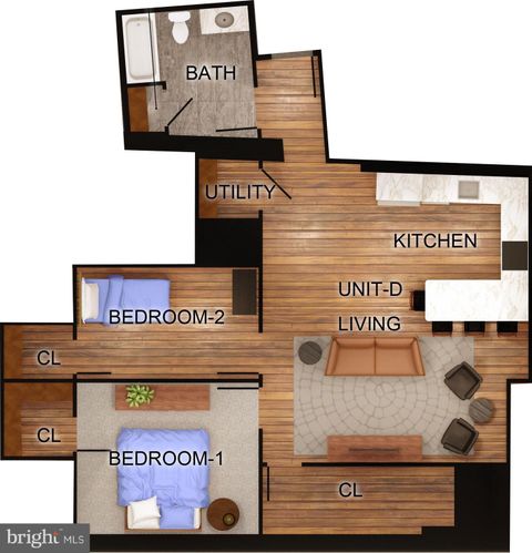Tiny photo for 30 W Broad Street #D, SOUDERTON, PA 18964 (MLS # PAMC2147418)
