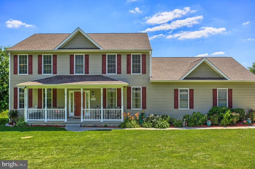 WELL MAINTAINED HOME HAS 4 BEDROOMS & OVER 2300 SQ FT* THE 1ST FLOOR HAS A PRIVATE OFFICE W/BUILT-INS,  LAUNDRY ROOM,  OPEN FAMILY ROOM (W/HEARTH FOR A PELLET STOVE & INCLUDES ELECTRIC FIREPLACE) OFF KITCHEN*  LOADS OF CABINETS & CENTER ISLAND W/BAR & UP-GRADED QUARTZ COUNTERS*ALL APPLIANCES ARE INCLUDED (THE COOKING WAS CONVERTEDF TO GAS 2018+/-)  THE DINING ROOM HAS AN OCTAGON TRAY CEILING WITH LIGHTING* THE OWNERS SUITE HAS VAULTED CEILINGS*  THIS HOME HAS 9' CEILINGS W/PLENTY OF NATURAL LIGHTING* THE LOWER LEVEL IS UNFINISHED W/WALK-OUT  TO A FENCED REAR YARD (APPROX 4 YEARS OLD)* THERE IS A RADON REMEDIATION SYSTEM & WATER TREATMENT SYSTEM (MAINTAINED BY A PLUMBER)  THE WELL IS APPROX 330' DEEP & THE PUMP WAS REPLACED 2 YEARS AGO* 2020 HOT WATER HEATER* SEPTIC WAS PUMPED OUT 5/2021* APPROX 2016 FRONT PORCH WAS INSTALLED*THE ROOF WAS REPLACED IN 2014 +/- WITH A 50 YEAR ARCHITECTURAL SHINGLE* THE ENTIRE 1ST FLOOR IS COMPLIMENTED W/LUXURY VINYL FLOORING*  1 YEAR CINCH PREMIUM HOME WARRANTY* GORGEOUS 1.14  ACRE LOT W/LOADS OF WILDLIFE RIGHT IN YOUR BACK YARD* LOCATED WITHIN MINUTES OF THE MARYLAND LINE W/EASY ACCESS FOR BALTIMORE, HUNT VALLEY/TIMONIUM COMMUTE*  SELLERS ARE INCLUDED AT NO VALUE:  KABOTA B7200 W/16" DECK & 2017 TROYBUILT SNOW BLOWER*ADT SECURITY SYSTEM*ANDERSEN WINDOWS...THIS HOME OFFERS IT ALL....DON'T MISS OUT!