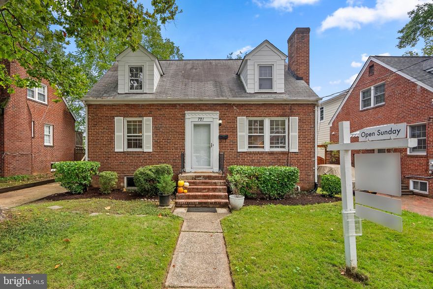 This charming four-bedroom, three-bathroom Cape Cod has been lovingly maintained by the same family for fifty years. The entry level features a cozy living room with a fireplace, a separate dining room, a kitchen with a pantry, a den/sunroom, a bedroom, and a full bath. The upper level offers three spacious bedrooms and another full bath. The finished basement, accessible via a separate side entry, includes a laundry/storage area and an in-law suite complete with a kitchenette and full bath. Highlights include hardwood floors, original windows, generous room sizes, and central air conditioning. The flat rear yard boasts fig trees, a detached shed, and plenty of space for a home garden.

Situated on a quiet block of Edison that connects easily to the bike trail, this property is in good condition with solid bones and is being sold “as-is.” The highly desirable Bluemont neighborhood is known for its walkability and proximity to Ballston’s vibrant nightlife and restaurants. Residents enjoy easy access to the Bluemont Junction Trail, Four Mile Run Trail, Custis Trail, and the 45-mile Washington & Old Dominion Railroad Trail. The area is bordered by parkland, including Bon Air Park and the expansive 51-acre Bluemont Park, which features soccer and baseball fields, nine tennis courts, a disc golf course, playgrounds, and the historic Bluemont Junction caboose. Plus, Ballston Metro is less than a mile away.