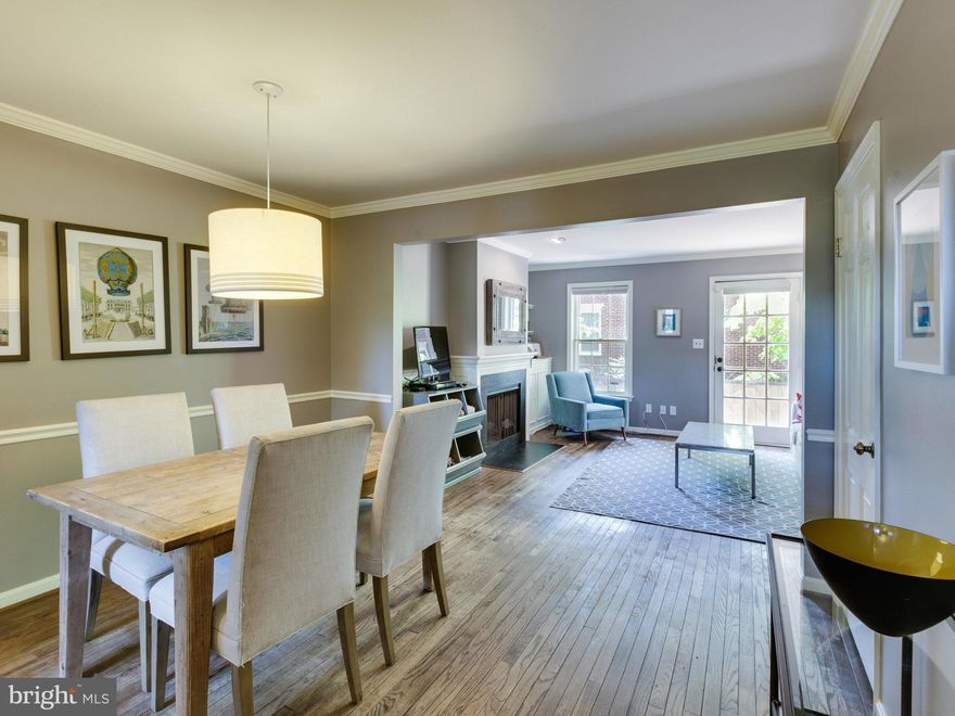 Get the best of both worlds, Modern amenities, privacy  & location all in one townhome. Close to King Street Metro, a few blocks to restaurants and shops. Hardwood floors, granite counter tops, w/ SS apps. Plenty of  CLOSETS! and a pull down Attic for more storage! 2br/ 2ba on the upper level & guest /den bedroom with its own bath on lower level. Family Room,  Private brick patio, private parking.