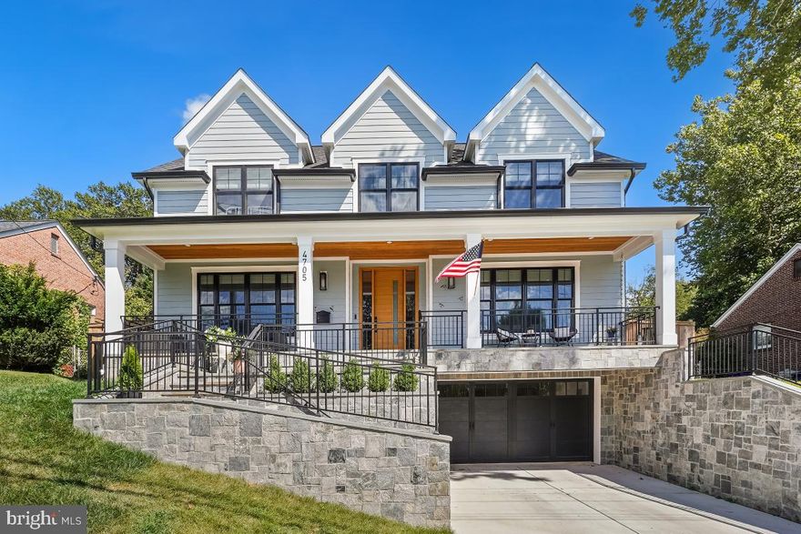 Experience modern elegance in this newly built 2024 ERB Craftsman-style home that beautifully combines luxury and comfort. With 5 bedrooms and 4.5 bathrooms spread across 5,172 square feet, this residence offers ample space for both relaxation and entertaining.

Upon entering, you'll be greeted by a bright and open-concept design that features sleek finishes and abundant natural light. The family room, complete with a cozy fireplace, invites gatherings and quiet evenings alike. The gourmet kitchen is a chef's dream, boasting top-of-the-line appliances and a spacious island ideal for casual dining and entertaining.

The primary suite is a peaceful retreat, offering double walk-in closets and a spa-like bath. The finished basement provides a versatile space with a kitchenette, perfect for guests or a private gym.

Positioned in a desirable location, this home offers easy access to Rock Creek Park, where outdoor activities and serene walks await. The community's convenient amenities enhance everyday living.

Outside, enjoy the private fenced yard and slate patio—your personal sanctuary for relaxation. Discover your dream home today in this exceptional Kensington neighborhood.