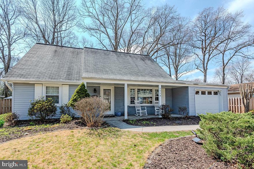 Charming 5 BD 3 BA Cape Cod on cul-de-sac!!  HUGE 2-story Addition * Home has been loving maintained & remodeled * Updates include: Ceramic, wood-like flooring on main level * Remodeled KT with gas stove & granite counters * Primary BD has remodeled, custom bathroom (Solistice Contracting), walk-in closet, built-in shelving  & Wood flooring under carpet * Fireplace in bright, open family room * Huge deck ---great for summer BBQs leads to large, level fenced yard * Enjoy coffee in bright sunroom  * All bathrooms have been updated * 2 zone heating system: gas on ML, electric heat pump U1 (2016) * Hot Water Heater (2022) * Updated windows, roof, shutters, lighting & garage door * Home is truly turn-key condition * Nestled in the heart of Crofton Triangle * Feeds to the newer Crofton High School * Easy access for commuting to: Annapolis, Baltimore, Ft. Meade & Washington D.C. * Shopping & movie theatre nearby * Won't last!!