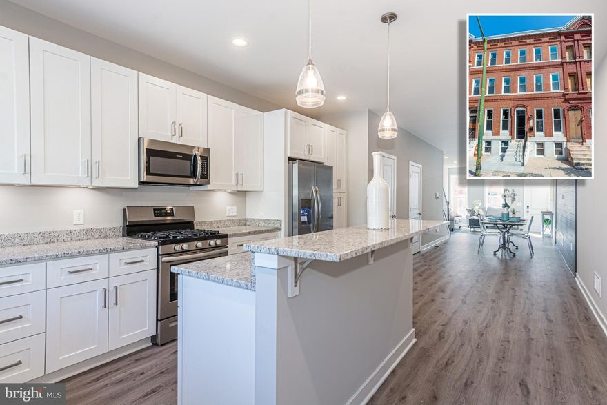 INTRODUCING UPTON GATEWAY - MAKE HOME OWNERSHIP A REALITY! LUXURY RENOVATIONS WITH OVER 100K OF POSSIBLE BUYING INCENTIVES THAT MAKE OWNING A HOME MORE AFFORDABLE THAN RENTING! Standard features include 3 finished levels, wood floors throughout the main level and hallways, carpet in bedrooms, kitchens with 42" cabinets, Frigidaire ss appliance package, and granite counters. Main level with an open floor plan featuring a spacious living room, separate dining area, and kitchen, upper level Primary bedroom suite with full bath and walk-in closet and a 2nd bedroom with a hall bath and bedroom level laundry, 3rd level with 3rd bedroom and a family room, and 2 car off street parking! Tons of buying incentives including 60K Upton Grant, 10K Vacants to Values grant, 25K Live Near You Worship Grant, and a $2,500 lender credit when you use the preferred lender! Pictures are of a finished home in Upton Gateway