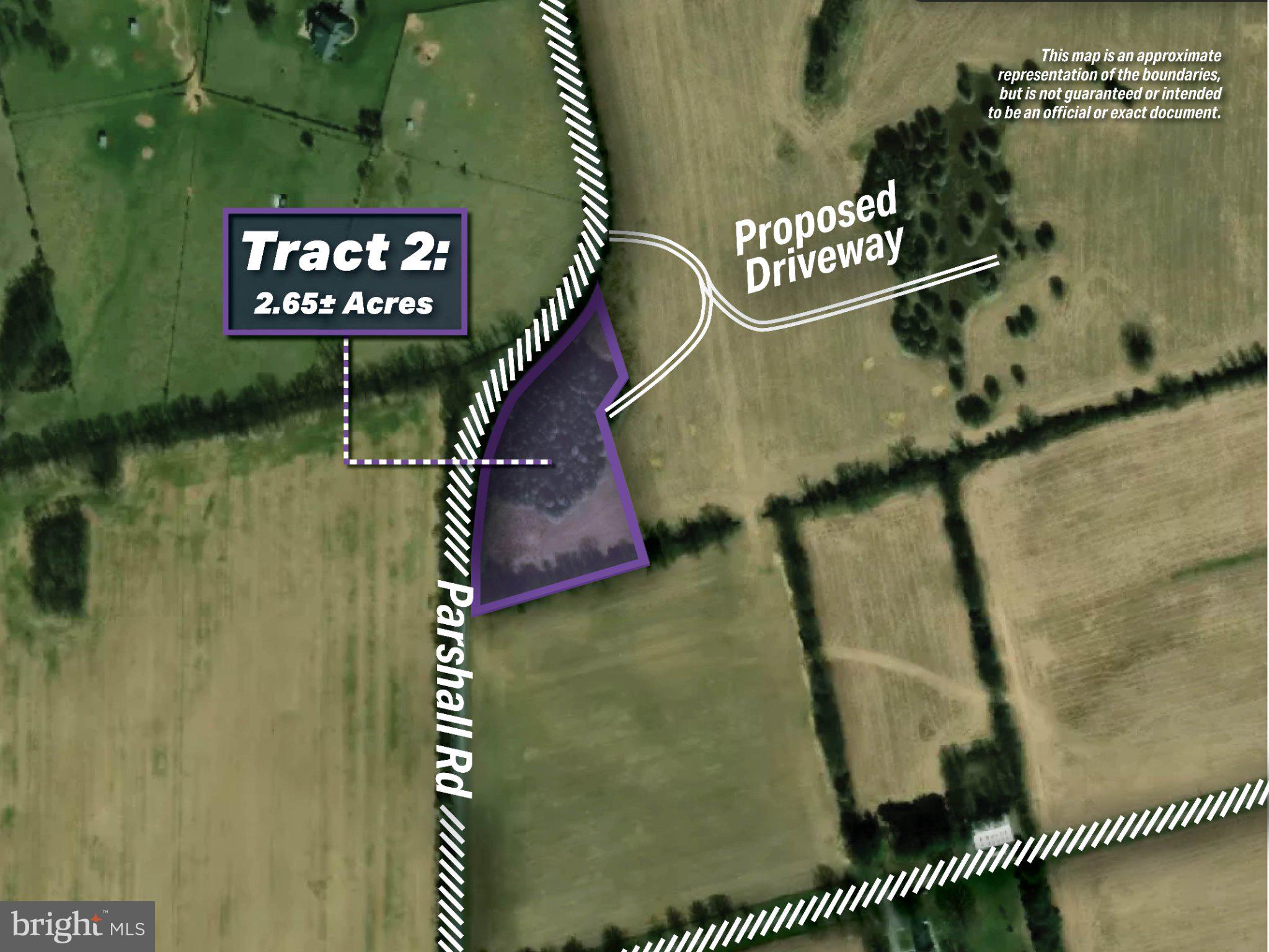 TRACT 2: 2.65+/- ACRES PARSHALL ROAD