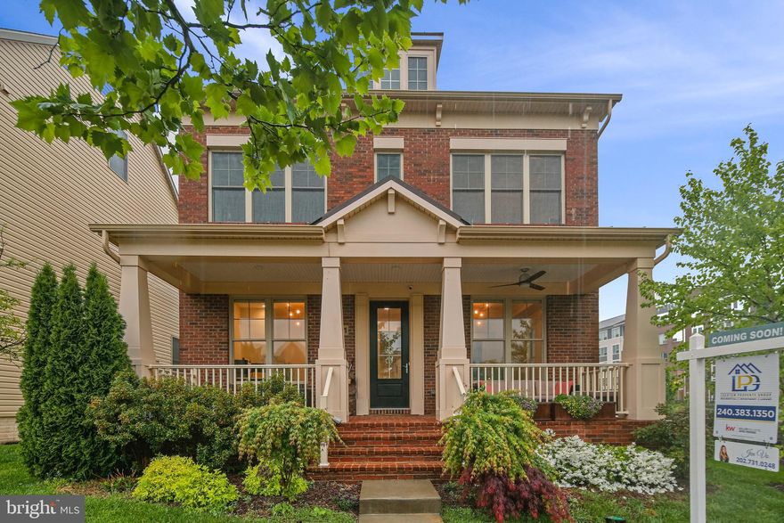 Why wait for new construction when you can purchase this gorgeous, like-new home today!? Built in 2016, this Winchester Home Chicago Arts & Crafts model is bursting with upgrades and offers over 4,500 sq ft of stylish living space. The welcoming front porch is sure to be a favorite gathering spot for friends, family & neighbors, and you'll quickly fall in love with the impressive main level featuring a gourmet kitchen with Wolfe cooktop and steam oven, spacious living room, formal dining room, office, and much more! The upper level boasts four bedrooms, including a luxurious owner's suite outfitted with two large walk-in closets, tray ceiling, and generously sized, elegant bathroom. The lower level offers an expansive rec space, full bath, outdoor access, and enormous storage room. No expense was spared when building this home- 10 foot ceilings, whole house steam humidifier, coffered ceilings, butler's and walk-in pantry... the list goes on and on! It also features a two car garage with one of the largest driveways in the neighborhood! Above the garage and just off the kitchen is the large fifth bedroom/second suite that could double as an additional office, craft room, playroom, private guest suite... the options are endless!  A large green space is just steps from your front door, offering a serene view from the porch and is perfect for running and playing. Come see all that Cabin Branch has to offer! Located just minutes from 270, this amenity-rich community offers a club house, swimming pool (just a short walk!), playgrounds, walking paths, sports fields, and is located within walking distance to Clarksburg Premium Outlets for endless dining and shopping options. It also provides easy access to nearby Black Hill Regional Park, and it's 550 acre lake, boating rentals, hiking trails, Nature Center, kid's summer camps, and more! Don't forget, this home is walking distance from the future Cabin Branch Elementary School, expected to open in the fall of 2023! Offers due Tuesday, 5/16 at 12pm