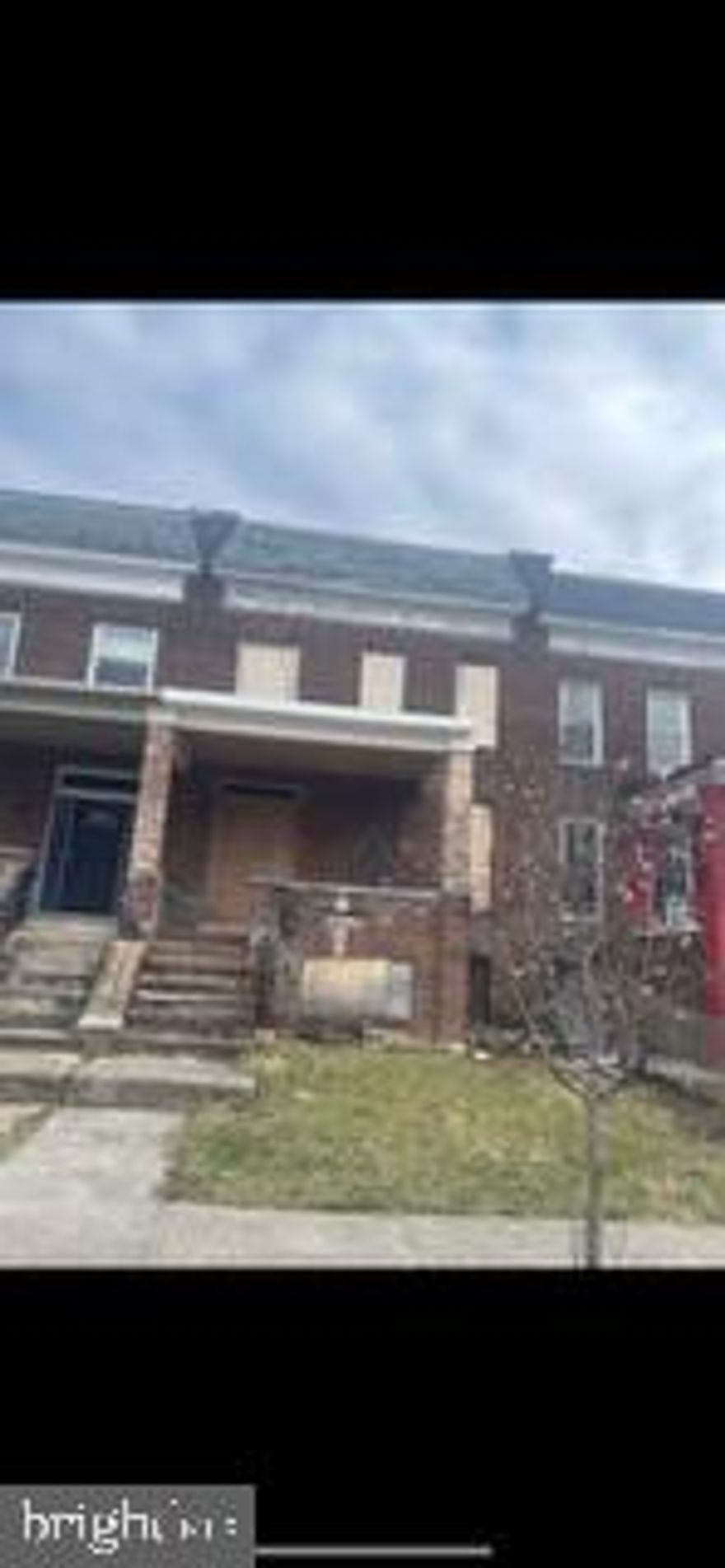 Great investment opportunity in Baltimore.  This property is a 2-story brick rowhome with an open porch, front year.  This property features 3 beds and 2 full baths.  The property is 90% demo'd and will need full renovation.  ARV: $200k+, closing to take place at Abode Settlement. This property must close by the end of March. Buyer will be responsible to pay all transfer tax and minimum EMD is $3k.