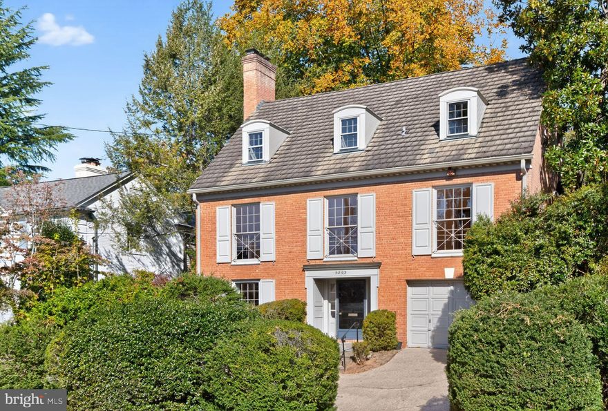 Outstanding colonial on a beautiful road on the Spring Hill side of ever-popular Westmoreland Hills.  The location is bucolic and serene.  The gracious house features generous room sizes, outstanding light from many floor-to-ceiling windows, 6 bedrooms (or 5 with a family/rec room), 3.5 baths and a one car garage accessed from an attractive circular driveway.  A pretty patio at the rear is accessed from the main level hallway, kitchen, and primary bedroom.  The house shines.  But it also awaits a new owner's desire to update and make it their own.   Located a short distance friom the fabulous Westmoreland Hills Park, this property is  also situated on the less traveled Massachusetts Avenue corridor and only about 1/4 mile from the District line.  Seller may accept or reject any offer.