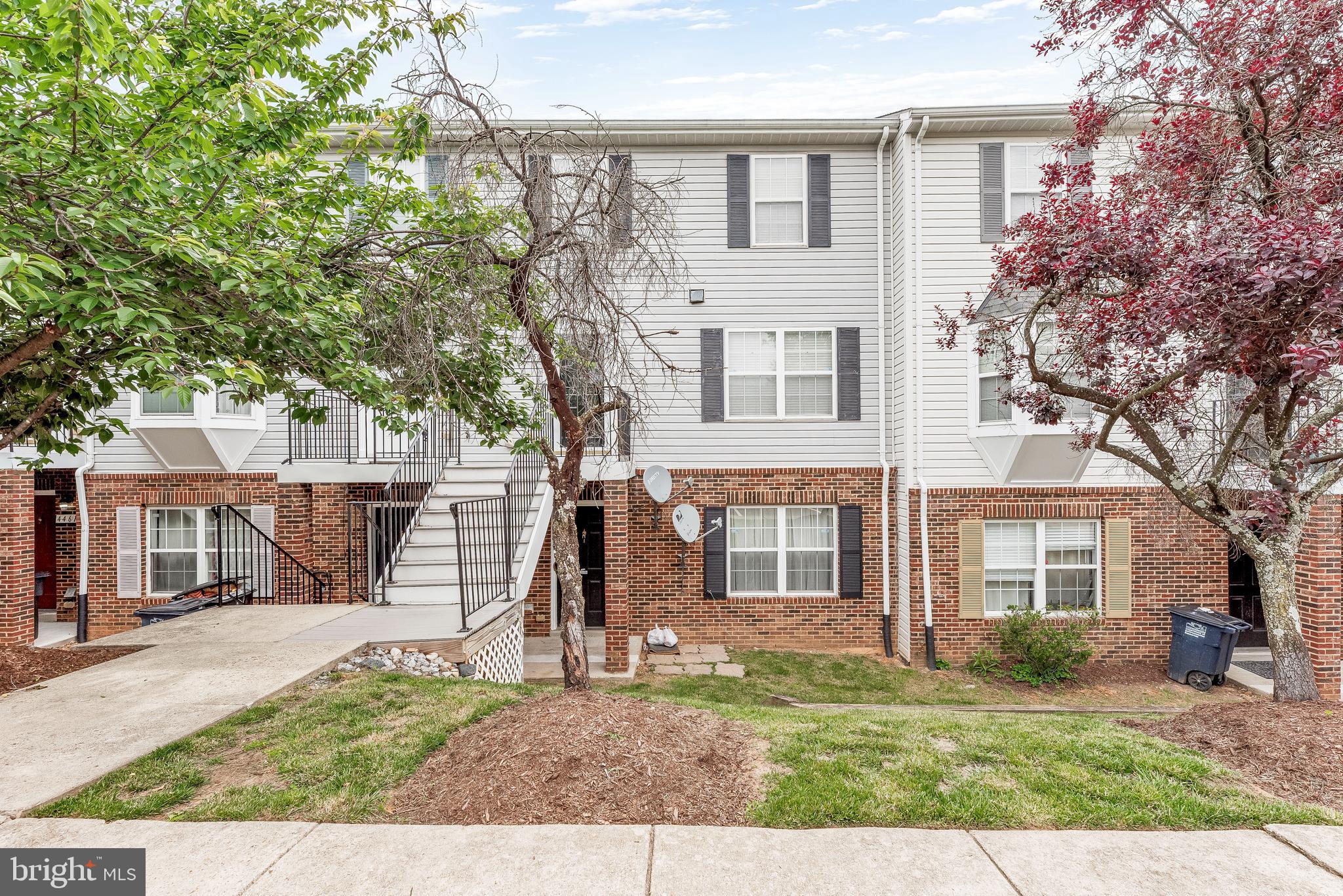 Welcome to this spacious 3-bedroom, 2.5-bath condo offering 1,560 square feet of comfortable living space in the heart of Bladensburg! The expansive living room easily fits your oversized sectional and big-screen TV, making it perfect for relaxing or entertaining. A generous dining area flows seamlessly into the living room, and the walkout to the patio sets the stage for backyard grilling or gearing up for the big game.
The kitchen is well-appointed with plenty of cabinet space, stainless steel appliances, and room to cook and gather. Upstairs, you'll find a large primary suite with a private en suite bath, two additional bedrooms, a full hallway bathroom, and the convenience of an upper-level laundry room.
Located just minutes from Washington, D.C., and Baltimore, this home offers both comfort and convenience. Don’t miss your opportunity—schedule your showing today!