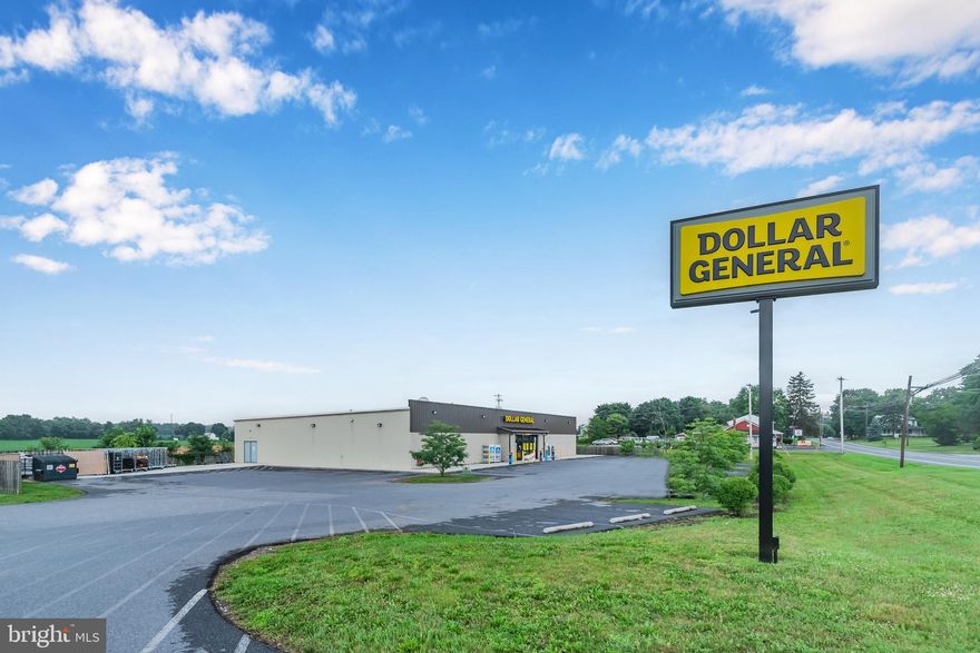 Make money without the hassle! 9100 Sq Ft Commercial building currently leased by Dollar General. 6.5 years remain on Absolute NNN Lease at 6.6% Cap Rate. Lease includes (3) 5 year options with 10% rent increase with each option which tenant is likely to utilize as building was just renovated and grocery added. Building is situated on 2.24 acre lot and is located in a location rich in history and surrounded by an array of amenities and highly regarded education such as Dickinson College and Penn State Law School. Building is recently remodeled and provides a wider selection of products including healthcare and grocery.
Purchase and immediately start collecting rent with no landlord responsibilities!