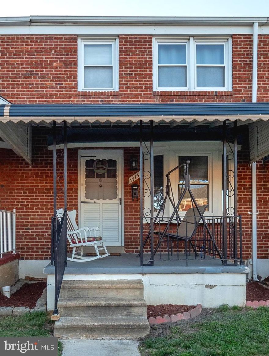 Come home to a place with off street parking and a beautiful back yard!  Perfect for a Professional or Family looking to make Baltimore County their home! Definitely worth taking a look at today, this one is going to move fast!