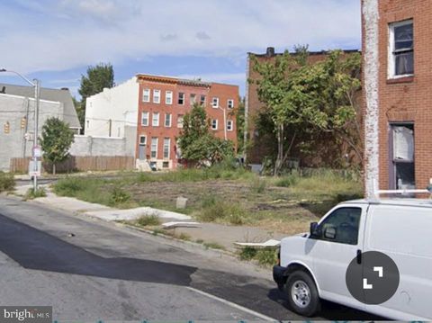 Vacant Land For Sale - 1040 W Franklin Street<br/> BALTIMORE, MD 21223