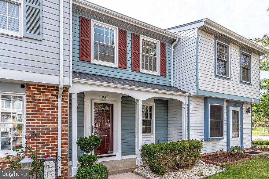 Welcome Home! This impeccably maintained 2 level townhome in the commuter friendly Newington Heights neighborhood is ready for you to call it home.  The charming front porch welcomes you to the main level featuring new, upgraded stainless steel appliances in the kitchen, luxury wood laminate flooring throughout the home and freshly painted walls.  In addition to the many closets offered on the first level, is a half bath. The bright, open living room and dining area lead to the fenced back yard with patio and storage shed.  Upstairs you'll find 2 bright, spacious bedrooms each with ceiling fans.  The full hallway bathroom houses the laundry closet. The community offers tennis courts, jogging and walking trails, playgrounds and tot lots. Convenient location close to major commuter routes with easy access to Fort Belvoir, bus routes, and the Lorton Virginia Railway Express. Don't miss this one!  Schedule your tour today!