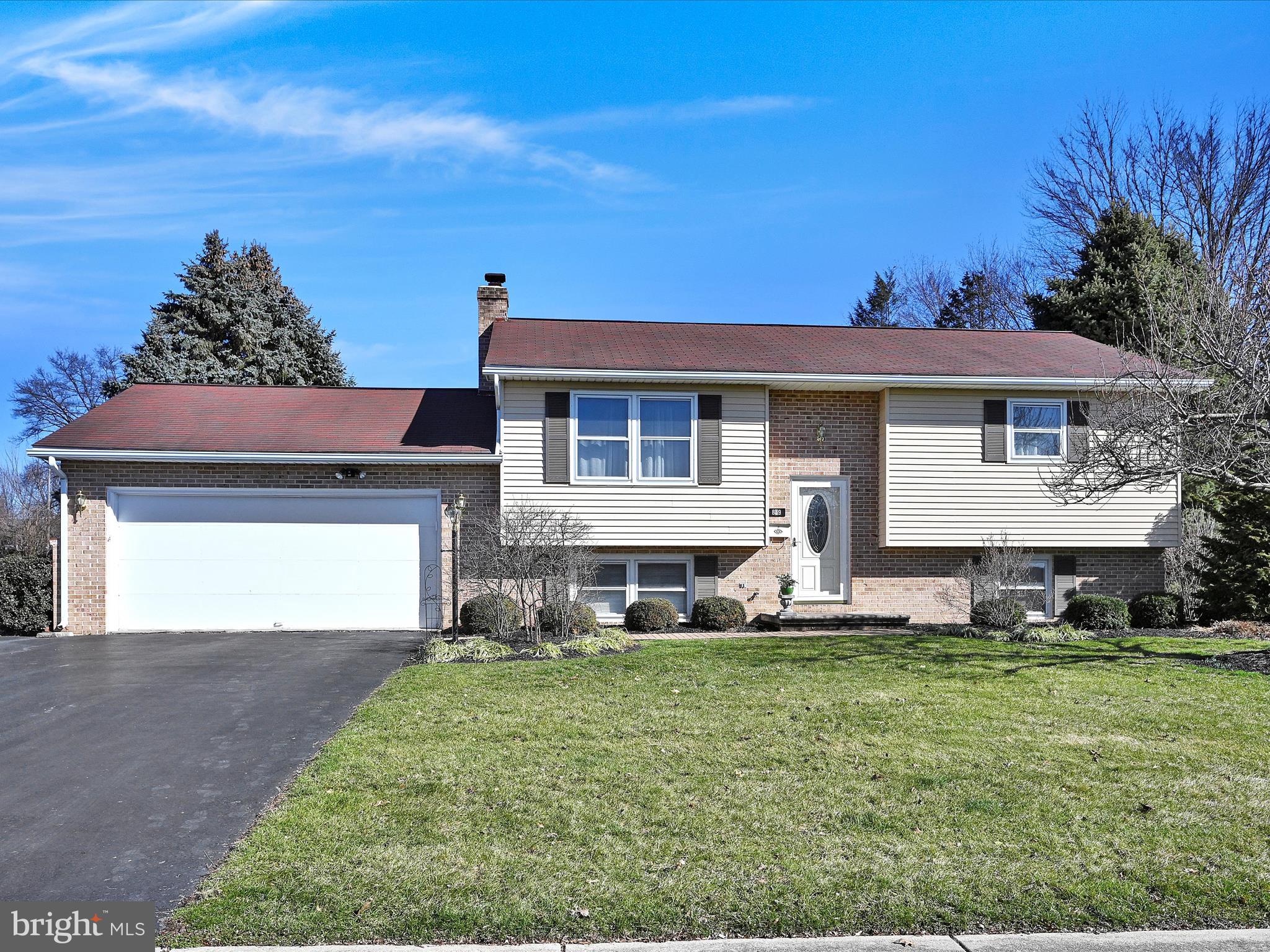 Welcome to Fairview Ave.,   Great Location of town.   Close to stores, shopping, banks, and hospital.    Seller just renovated the Kitchen, updated cabinets, Quartz  countertops, sink, new fixtures, and flooring.   All appliances stay.    2 tier trex decking with large storage shed off the deck.   In Ground Pool. 14 x 28 vinyl liner.  Propane Heated Pool, 500 gal. Tank, owner owned,  with approx. 65% left in tank.  (Pool Equipment and chairs will stay) Liner is approx. 8 years old, cover is 2 years old.  Aquaworks has opened and closed the pool.  Large lot with another shed at rear of property.     This 4 bedroom home also features, Lower Level Family Room with brick wood burning fireplace, 2 Full baths, Laundry,  and a 2 car attached garage.   The three mini splits were installed 2 years ago, heats and cools the home.