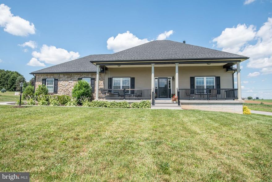 Better than new 3 bedroom 2 bathroom rancher in Solanco School District.  Located on a corner lot in a friendly cul-de-sac neighborhood , this home is only three years old!  Spend your days relaxing on the oversized front porch swinging on the porch swing as you take in the beautiful Lancaster County countryside.  Farmland views for miles!  Inside, you'll find upgrades galore!  The family room boasts a gas fireplace and beautiful concrete mantel.  The kitchen is straight out of a magazine and includes textured granite countertops, under cabinet lighting, and elegant light fixtures.  Soak up the sun in the enclosed Florida room, which is separated from the main living room by a sliding barn door.  The spacious master bedroom includes a large walk-in closet, and the master bathroom boasts a doubl!e vanity with granite countertops and a brand new walk-in shower.  This is one home you definitely need to see!