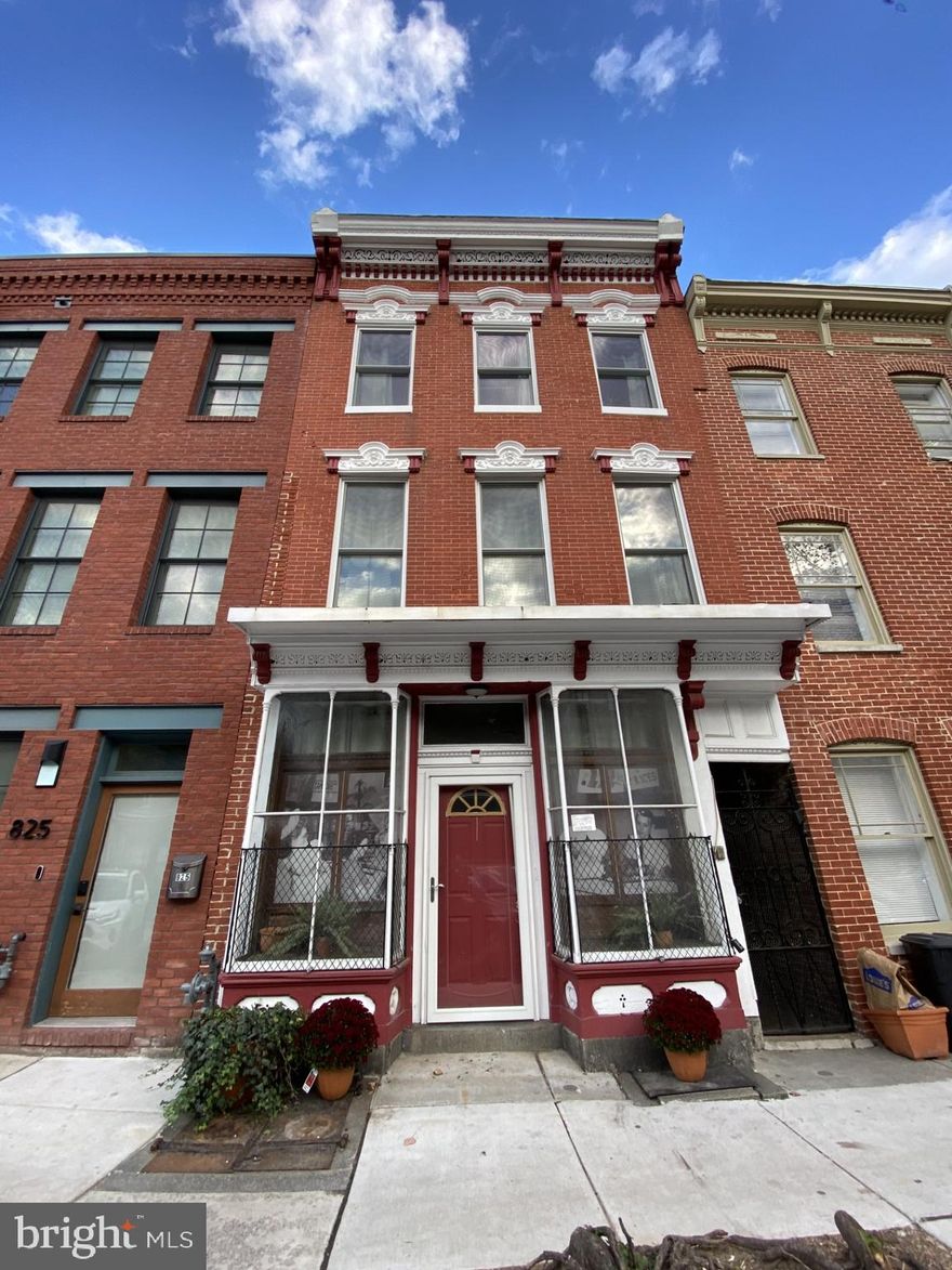 Exceptional Investment Opportunity in Historic Fells Point!!Discover this rare opportunity to own a mixed-use multi-family property featuring 4 residential units and a storefront,ideally located in the heart of the historic Fells Point District. Set along picturesque cobblestone streets lined with trees, this property is just steps from the scenic Fells Point Harbor, waterfront attractions , and popular dining destinations. Enjoy the vibrant charm of the area,relax by the water, watch ships sail by or take a quick water taxi ride to the Baltimore Inner Harbor for additional shopping,dining, and entertainment options. This property includes two one bedroom units, Two two bedroom units constructed as an addition in 1982. Storefront commercial space currently leased as a studio apt featuring a kitchen, full bath and in-unit washer/dryer.Main level includes one rear two bedroom one bath apt with private entrance, sliding doors to patio space. as well as the storefront space. Second floor rear unit with two bedrooms two bathrooms,a family room and an enclosed porch:Second floor front unit with one bedroom and one bathroom with in-unit washer/dryer. Third floor one bedroom,one bathroom with in-unit washer/dryer. The first floor and second floor rear units share a main level laundry room. there are independent gas and electric meters for the two one bedroom units and storefront.The two rear units share a meter but were updated in 2025 for separate readings. New HVAC systems installed this year for the rear units. Located within close proximity to Broadway Market, the waterfront promenade, Shots Tower, and all that Fells point has to offer, this property presents both stability and growth potential. Current rental income approximately $7000 per month with significant potential for increased revenue through short term rents,(e.g.Airbnb) or other leasing options. This is an exceptional opportunity for investors seeking a premier property in one of Baltimore's most desirable and historic neighborhoods. The Possibilities Are Endless!!!