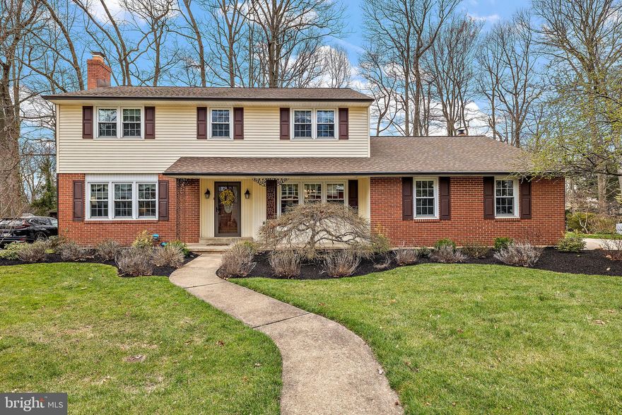 Popular Regent model in the desirable North Wilmington neighborhood of Chalfonte. This lovely single-family detached home offers 2,625 square feet of refined living space. The inviting residence features 4 spacious bedrooms, 2.5 bathrooms, main floor office, and a sunroom addition providing ample space for comfortable living. A back up generator ensures modern living conveniences no matter the weather. Upon entering from the front porch, you'll be greeted by the warmth of beautiful hardwood floors that flow seamlessly throughout much of the home. The living area is centered around a charming working fireplace, creating a cozy atmosphere for gatherings or quiet evenings. The spacious kitchen and dining areas offer an ideal setting for both everyday meals and entertaining guests. A second fireplace flanked by built-ins is located in the family room adjacent to the kitchen. The main floor is also host to the laundry room. Step outside to a private backyard, perfect for outdoor enjoyment and leisure activities. Additional features include a full basement, offering versatile space for storage or future customization, a 2 car garage, replacement windows, and updated systems and roof. This home is a perfect blend of functionality and style, ready to accommodate your lifestyle needs. Don’t miss the opportunity to make 2702 Landon Dr. your new home.