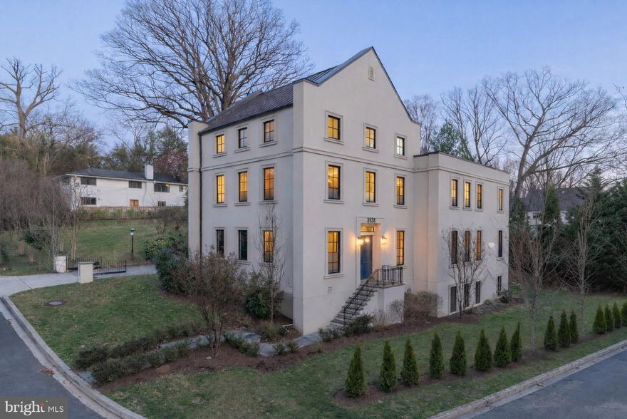 Ideally located in Forest Hills, just moments from the Van Ness Metro, neighborhood dining along Connecticut Avenue, Soapstone Valley Trail, accessing the natural beauty of Rock Creek Park, this newly constructed residence at 3128 Appleton Street NW, designed by acclaimed architect Christian Zapatka and built by JEFFCO Development, balances sophisticated design with exceptional livability, featuring a private elevator and seamless indoor-outdoor living.<br>

Expansive outdoor living spaces, including a full-width stone terrace and thoughtfully landscaped grounds, define the home’s refined yet functional aesthetic, offering an effortless extension of the interior living spaces.<br>

Wide-plank hardwood floors, curated designer lighting, custom millwork, and clean architectural lines establish a warm, modern sensibility throughout. Every detail has been thoughtfully considered to create a cohesive and elevated living experience.<br>

The heart of the home is a chef’s kitchen anchored by a striking marble waterfall island, complemented by sleek custom cabinetry and a suite of professional-grade appliances, including Sub-Zero refrigeration and a Wolf range. A fully outfitted butler’s pantry provides additional storage, prep space, and service functionality for seamless entertaining.<br>

Open living spaces are designed for both comfort and connection. The great room centers around a gas fireplace and flows effortlessly to the outdoor terrace, creating a natural indoor-outdoor rhythm ideal for both everyday living and hosting.<br>

The primary suite is a private sanctuary, offering generous proportions, abundant natural light, and a spa-inspired bath with premium finishes, a soaking tub, and a glass-enclosed shower designed for a restorative experience. Two additional bedrooms, each with en-suite baths, provide comfort and privacy.
The top floor delivers exceptional flexibility with two additional bedrooms, two full baths, and a dedicated laundry room, ideal for guests, offices, or extended living.. <br>

The lower level impresses with high ceilings and versatile living space, ideal for recreation, media, fitness, or guest accommodations, all finished with the same attention to detail found throughout the home.<br>

Beyond its striking design, this home reflects a commitment to craftsmanship and quality construction, delivering a turnkey, modern living experience in one of Washington’s most sought-after neighborhoods.