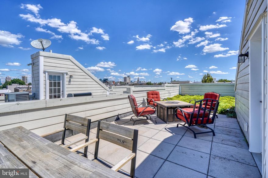 Experience urban luxury in this like-new home, complete with an attached garage and a stunning rooftop deck. The lower level offers a private bedroom with en suite bathroom, while the main level boasts a spacious living room, dining area, beautiful updated kitchen, and a convenient powder room. On the upper level, find two bedrooms, including a luxurious primary suite with a luxurious en suite bathroom. The crowning feature is the large rooftop deck with panoramic city views. Complete with an attached garage and two off-street parking spaces, this home is a haven in the city. Don't wait... schedule your showing today!