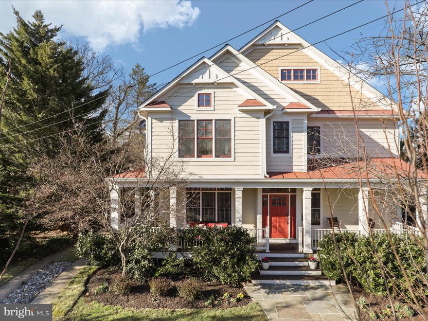 Welcome to this spacious Lyon Park craftsman with a detached garage, meticulously crafted in 2005 that exudes uncompromising charm and everyday luxury with space for everyone and everything. As you step onto the wraparound porch and through the doorway, you're greeted by a symphony of gracious living and dining rooms. Sunlight streams through the windows, dancing across the hardwood floors and illuminating the living space which includes a family room with a granite-framed fireplace that promises cozy evenings by the fire.
*****************************************************************************************************************
The floor plan seamlessly flows past the living and dining rooms, towards the back of the home, where a chef's kitchen that opens to the breakfast room and family room awaits. Maple cabinetry gleams with warmth, while the 6-burner Wolf stainless steel cooktop, Sub-zero refrigerator, deep main sink, large pantry and striking granite countertops invite culinary creations. Two sets of French doors open onto the deck overlooking the tranquil backyard, perfect for outdoor recreation and alfresco dining under the stars. Also on the main floor is a living room, office that can be used as a bedroom, a full bath and a mudroom.  
*****************************************************************************************************************
Upstairs, your primary suite with a gas fireplace in the bedroom is a sanctuary with coffered ceilings add a touch of grandeur, while two walk-in closets with custom built-in storage ensure effortless organization. Unwind in the spa-like ensuite bath, complete with a double vanity, a soaking tub and spacious rainfall shower. Step out onto your private balcony and breathe in the fresh air, your own oasis amidst this suburban neighborhood. There is a second bedroom with its own bathroom and two additional bedrooms that share a Jack and Jill bath. Also on this level is the laundry room.
****************************************************************************************************************
The top level features a converted attic with a large rec room, bonus room and full bath. The mostly finished basement features a recreation room, a screened in patio, another bedroom, full bath and plenty of storage. 
**************************************************************************************************************
This desirable, tree-lined neighborhood with sidewalks dedicated to residential spaces with dining and recreation options nearby is ideally located only (?) miles from Washington, D.C. and ( ?) from Tyson’s near the shops, restaurants and Metro Stations of both Courthouse and Clarendon, it's the perfect place to call home.
*****************************************************************************************************************
Don't just read about it, experience it. This inviting home won't be on the market for long-these motivated sellers are ready to move on to their next wonderful adventure!!