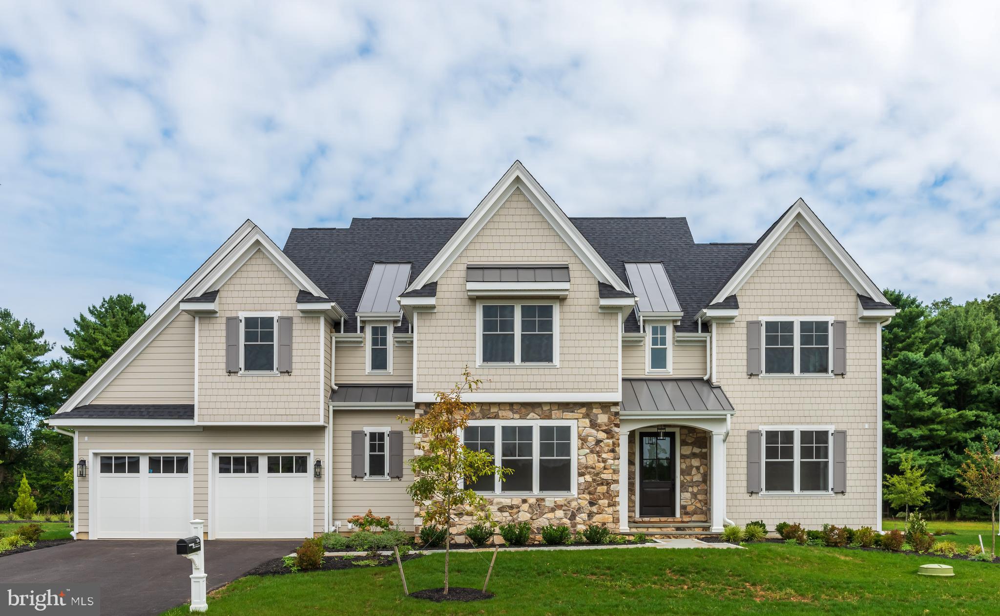 JUST 10 Homesites remaining.....Introducing The Warren at Troutbeck Farm, this generous floor plan is customizable to fit all of your needs. If a main floor bedroom and full bath is desired or a 5th bedroom on upper floor is needed, this may be the plan for you. TROUTBECK FARM is sited in bucolic Willistown Twp., within walking distance to downtown Malvern and amidst Philadelphia's historic Main Line. Troutbeck is the latest community brought to life by local, semi-custom and award winning Moser Homes. This spectacular setting of nearly 70 acres is breathtaking offering community walking trail, enchanting pond and enjoy your weekends as the HOA maintains your lawns . One could say this offering can not be duplicated, however, now available to only 34 lucky home buyers. Hallmarks of Troutbeck Farm include; Long curved tree lined entry approach, cobblestone curbs, mature perimeter property plantings and site trees, community walking trail, stylish home exteriors with Quarry Cut stone, James Hardie siding and Brick, manageable home sites backing to open space. Interior features include; Open floor plans with abundance of windows and light, 800 sq. ft finished lower level living space, 10' main floor ceilings, oversized baseboards, solid interior doors, moldings to include crown and Adams casing at all windows and cased openings, beam ceiling in the family room, bookcase at the fireplace, private main floor study, butler pantry, generous mudrooms, wide plank engineered hardwood flooring on the main level, 3 story open staircase, Local Chester County Kitchen with Bosch SS appliance package with 6 burner commercial cook top and french door refrigerator, lavish 5 piece primary bath with dual sinks and free standing tub and much much more! At Moser Homes customization is welcomed and encouraged, we love watching your dream home come to life. Work with our local craftsman, vendors and trade partners. Troutbeck offers an incredible location, close proximity to PHL International Airport, Regional and Amtrak services, major roadways and dining, shopping and entertainment destinations from, Phila., The Main Line and West Chester areas making this a true Town and Country lifestyle! The starting price for The Warren as noted with additional elevations and options available. ( The Warren A elevation starts at 1,765,000 the B elevation is larger and starts at 1,795,000, photos shown may include options not included in the base pricing)