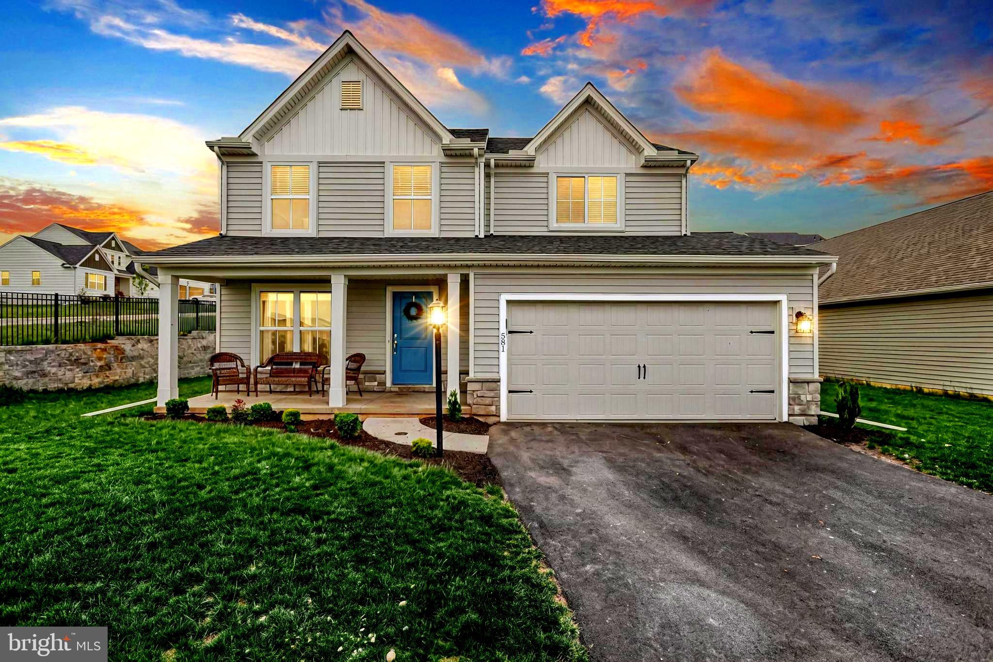 Welcome to 581 Smoke House Dr, a beautifully designed home located in the desirable Winding Hills community of Mechanicsburg. This spacious 4-bedroom, 3.5-bath home features an inviting open floor plan perfect for modern living and entertaining. The gourmet kitchen is the heart of the home, boasting a large center island, ample cabinetry, and plenty of counter space—ideal for gatherings and everyday meals. Adjacent to the kitchen is a formal dining area, perfect for hosting dinner parties and special occasions. A main-level office offers the perfect space for working from home or studying. Upstairs, you’ll find 4 generously sized bedrooms, including a luxurious primary suite with an en-suite bath. The partially finished basement includes a full bathroom, a versatile bonus room, and additional space for entertaining, play, or relaxation. Enjoy community amenities, nearby parks, and convenient access to shopping, dining, and major highways—all within the sought-after Winding Hills subdivision. Don’t miss this opportunity to own a well-appointed home with plenty of space in a prime Mechanicsburg location! Schedule your private tour today.