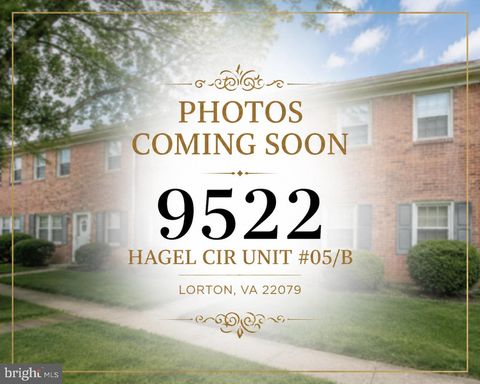 9522 HAGEL CIRCLE LORTON VA 22079