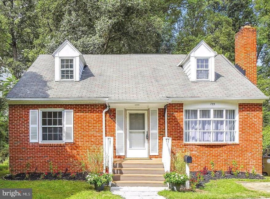 Located in desirable West End Park this attractive Cape Cod has it all starting with a stunning deep lot that will allow you to enjoy both sun and shade with trees framing the back of the yard.   Relax on the great deck with a wide staircase down to the fenced backyard.   The living room features a wood burning fireplace and a large bay window.  Separate dining room opens to the deck.  The updated kitchen with maple cabinets and stainless-steel appliances shine and bring groceries right in with a separate side entry to the house.   This home features FOUR bedrooms and two full baths.   The main-level features both a primary bedroom and an additional spacious bedroom with a full bathroom.  The upper level also features a second primary bedroom, a full bathroom and spacious additional bedroom. Beautiful hardwoods throughout the main and upper levels.  The lower-level has access to the backyard with a short walk-up.  The large recreation room has LVP flooring plus recessed lighting.  Off the recreation room is a den.  There is a large laundry area with a full size washer and dryer, room for storage or exercise area, and a utility room. Efficient gas heat and cooking.  This home shows well as it is refreshed with paint and new carpet.  Off-street parking as well as on street parking. There is NO Home Owner Association (HOA).   Blocks to the bus and just over a mile to Downtown Rockville Shops and Restaurants and the Rockville Metro Station.  Conveniently located near I-270 commuter route.  This neighborhood has community parks, tennis courts, ball fields, and just a few blocks to the Woodley Gardens Community Swim and Recreation Association.  Blocks from neighborhood shops and restaurants.