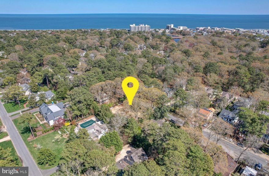Oversized vacant building lot in the Pines neighborhood in downtown Rehoboth Beach. The 6,825 SF lot size offers incredible potential for a larger home with a swimming pool in a highly desired location.