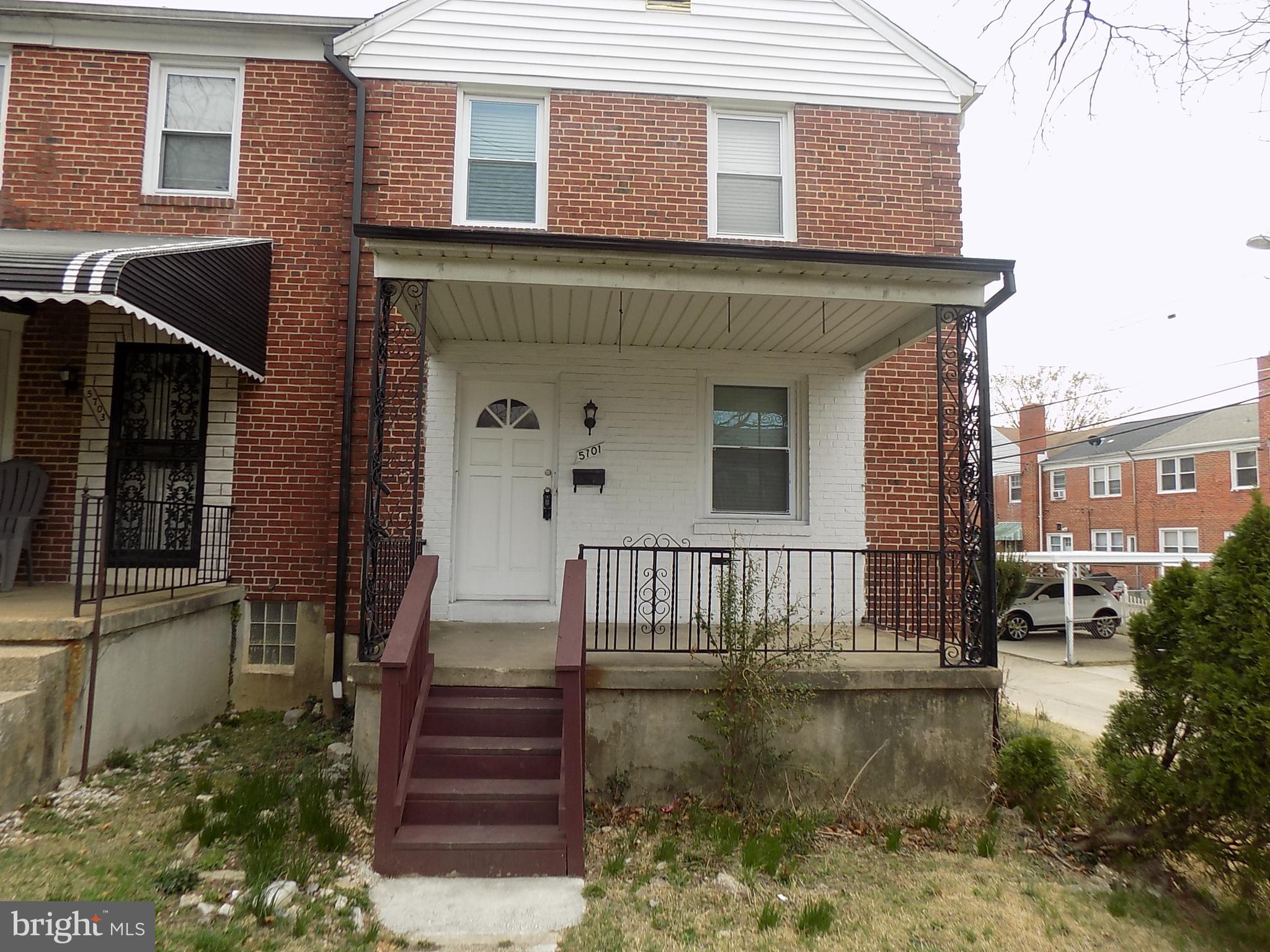 Discover this beautifully maintained 3-bedroom, 1.5-bathroom gem in the highly sought-after Ramblewood Neighborhood—a prime location in the heart of Baltimore! This property offers the perfect blend of comfort and functionality, making it an excellent choice for first-time homebuyers and savvy investors alike. Step inside to find a bright and inviting living space that flows effortlessly into the dining room and kitchen, creating a welcoming and open layout. The home features three generously sized bedrooms with ample closet space, a full bathroom, and a convenient half-bathroom for guests. The finished basement provides versatile additional space—ideal for a home office, media room, or extra storage. A washer and dryer are included, adding to the convenience of this move-in-ready home. Outside, the property shines with a private driveway and off-street parking—a rare and valuable feature in Baltimore—ensuring easy and secure parking for you and your guests.
Conveniently located near major highways, shopping centers, schools, and public transportation, this property offers unbeatable accessibility and value. Whether you’re searching for a charming new home or looking to expand your investment portfolio, this is an opportunity you don’t want to miss!