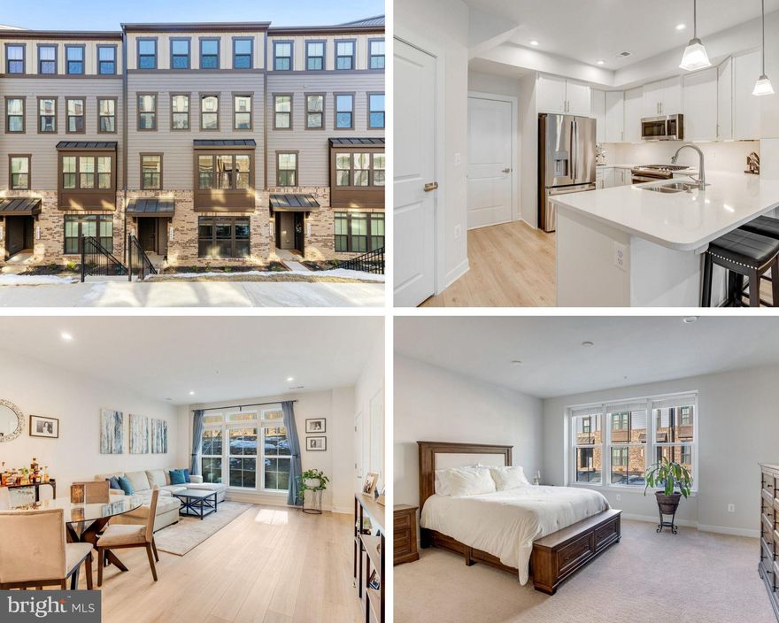 Gorgeous, newly built (2024) two-story townhome style condo coming soon in the popular community of Potomac Shores! Situated along the banks of the Potomac River, this lovely resort-like neighborhood is conveniently located between Woodbridge and Fredericksburg for easy commuting in both directions. On the entry level, discover a bright kitchen that features several builder upgrades, including stainless steel appliances, sleek quartz countertops, and recessed lighting. With a breakfast bar opening directing into the dining area, this floorplan is ideal for entertaining!  Modern plank flooring flows seamlessly into the adjacent living room, with stunning floor-to-ceiling windows filling the space with natural light. Up the sweeping staircase, the primary bedroom suite boasts plush carpeting, two massive walk-in closets, and a contemporary en suite bathroom with double sink vanities and a step-in shower. Both additional bedrooms include soft carpeted floors and wide closets, with private balcony access from the second bedroom. In the hall you’ll find the second tasteful full bathroom and conveniently located bedroom-level laundry. On the rear of the home, the one-car garage and driveway provide you with plenty of space for storage and parking. This sought-after community offers an abundance of amenities, including three pools, an on-site state-of-the-art fitness center, and social barn. Minutes to Aldi, Food Lion, Walmart, Southbridge Plaza, Potomac Mills, Ali Krieger Sports Complex, Potomac Shores Golf Club, the brand new Rose Gaming Resort, Leesylvania State Park, and Quantico. Quick access to Route 1, I-95, Dumfries Road, and the new VRE Station expected later this year. Schedule a private tour of your beautiful new home today and enjoy every moment of the year ahead!