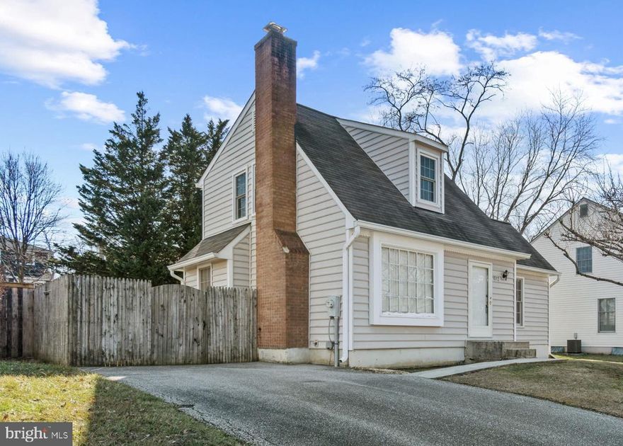 Don't miss the opportunity to own this single family home in Annapolis.  Great investment potential.   This charming Cape Cod has a main level bedroom and full bath.  2 bedrooms and full bath upstairs. Full unfinished basement.  Fantastic, fenced back yard with paver patio.  SOLD STRICTLY AS-IS. Immaculate, but needing updates.  Located just minutes from downtown Annapolis, the United States Naval Academy, restaurants, shopping and local marinas. A real find. Come make this home your own.