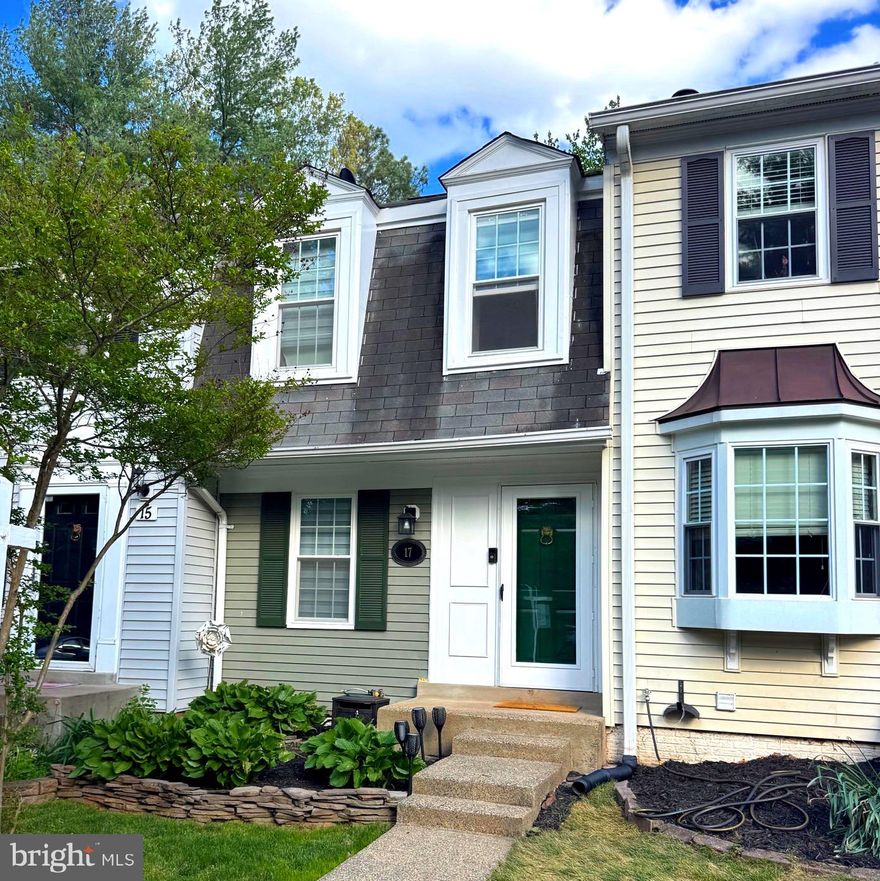 First OPEN HOUSE Sunday, 4/26 from 2-4p!  Move-in ready and beautifully updated 2-bedroom, 1.5-bath townhome offering just under 1,300 square feet of stylish and functional living space!  Pictures will be uploaded by Thursday.

Welcome to 17 Palmer Court, a stylish 3-level townhome where comfort, updates, and everyday functionality come together. From the moment you arrive, charming curb appeal and classic dormer details set the tone.

Inside, hardwood floors and abundant natural light create a warm and inviting main level, anchored by a cozy fireplace, perfect for relaxing or gathering with friends and family. The renovated kitchen is both stylish and functional, featuring white cabinetry, granite countertops, stainless steel appliances, and a modern tile backsplash. Just beyond is the living/dining area with a sliding glass door that opens to a private, fenced backyard with a deck, an ideal extension of your living space.

Upstairs, two spacious bedrooms and a beautifully updated full bath provide a peaceful retreat, while the upper-level laundry adds everyday convenience.

The finished lower level offers valuable flexibility with additional living space and a renovated half bath, perfect for today’s evolving lifestyle needs.

Beyond the cosmetic updates, this home has been thoughtfully maintained with key improvements including a new HVAC system (2021), deck (2020), and washer/dryer (2024), offering added confidence and long-term value.

Located in the sought-after Countryside community, residents enjoy access to multiple pools, tennis and basketball courts, tot lots, and an extensive network of walking trails, including access to the scenic Horsepen Run nature preserve and Algonkian Regional Park. The neighborhood also offers convenient access to shopping, dining, and major commuter routes.

With tasteful updates throughout and a prime location, this home presents an exceptional opportunity for comfortable, low-maintenance and move-in ready living.