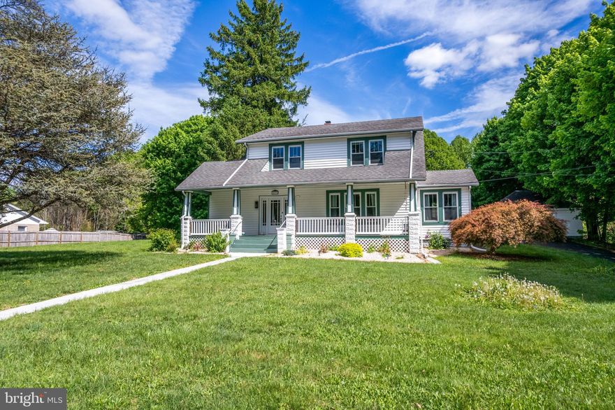 A rare opportunity to own a piece of Mount Airy’s heritage, this stunning 1925 Cape Cod farmhouse sits on a sprawling 0.98-acre lot and beautifully blends historic charm with modern updates. Offering over 2,700 finished square feet, this 5-bedroom, 3-bath home showcases original period woodwork, detailed moldings, built-ins, and newly refinished hardwood floors throughout. The timeless architecture and expansive front porch create a striking first impression, while the open, light-filled layout provides comfortable and functional living.

Thoughtfully updated for today’s lifestyle, the home features a well-appointed kitchen with upgraded countertops, newer cabinetry, and modern appliances. A main-level bedroom and full bath offer flexibility for guests, multi-generational living, or a private home office. Additional highlights include multiple heating sources for year-round comfort, including two heat pumps, oil heat, and a wood-burning stove, as well as a full unfinished basement ready for future expansion.

Set within the Agricultural Reserve, the nearly one-acre lot offers a peaceful, open setting with endless potential. A detached two-car garage and several farm-style outbuildings (sold as-is) provide space for hobbies, storage, or creative use. Enjoy the tranquility of country living with convenient access to major commuter routes, Baltimore, and Washington, D.C.—a truly unique property that combines timeless character with modern convenience.