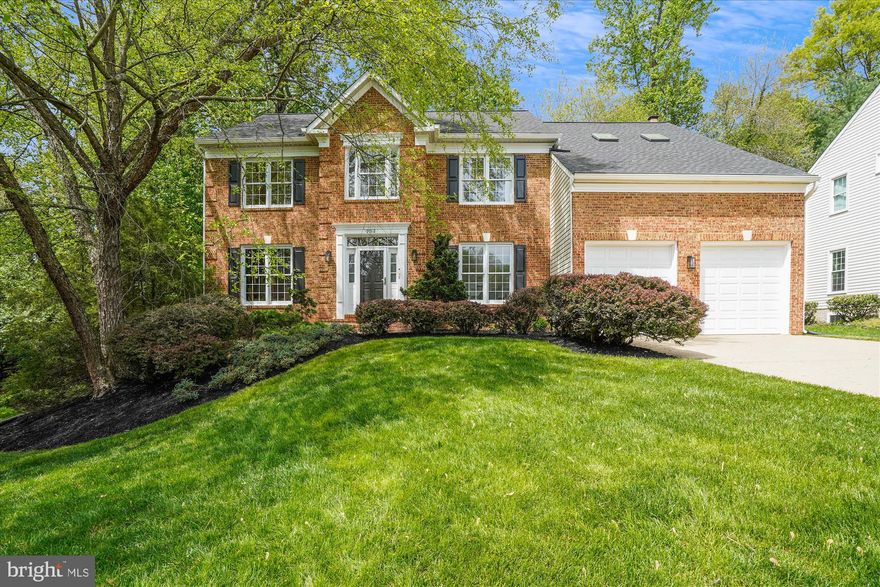 Amazing Value in Vienna! Built in 1996, 9012 Avis Ct is a center hall brick colonial home located on a quiet cul de sac in Vienna near Foxstone Park. The house sits on a .25 acre lot with a front loading 2 car garage and side yard. Upon entry you're welcomed into the two story foyer with hardwood floors throughout, a hall closet, spacious office with a wall of custom built-ins shelves, updated powder room, living room, dining room, and an open concept kitchen with an eat-in table, large pantry, and family room with a gas fireplace, brick surround, and custom built-ins. The kitchen features white cabinets, granite counters, stainless steel appliances, gas cooking, and a door to the rear wooden deck. The main level also includes a mudroom/laundry room with side by side washer/dryer and access to the garage.

The upstairs includes a large primary suite with a sitting room, skylights, two custom walk-in closets, updated en-suite bathroom with two vanities, a glass enclosed shower, bonus vanity top with storage, and a water closet. There's a bonus storage area in the eaves. One of the secondary bedrooms has an en-suite bathroom recently updated and two large closets. The other two bedrooms share an updated buddy bath with tub, and both have large walk-in closets. There is carpet throughout the upper level.

The basement was partially finished in 2011 to include a rec room with walk out sliding glass door, recessed lighting, and a powder room. A significant part of the basement remains unfinished for your future needs or can remain as storage space. The owners use part of it as a home gym. 

The self managed HOA includes 5 homes with an annual fee of $86. Enjoy Vienna living with annual events like ViVa Vienna, Oktoberfest, Chilin on Church, Halloween Parade, and Taste of Vienna. Major updates include: Roof 2021, Fireplace converted to gas 2019, 3 full baths renovated in 2018, HVAC Zoned and Installed in 2017, garage doors and openers 2012.