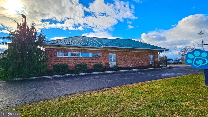 REAL ESTATE ONLY FOR SALE- Prime location along Route 30 and just off I-81 corridor.  2.23 acres situated along high traffic shopping area.   3,665 sqft office/multi-purpose building.  Suitable to doctors or related medical fields,  salon,  retail etc.  Current use, veterinarian.  This is a lovely location that your clients will appreciate for office visits.  Detached 22x30 garage/building.  Very good condition, room to expand or build storage units with approx 1 acre open field area at rear of lot.