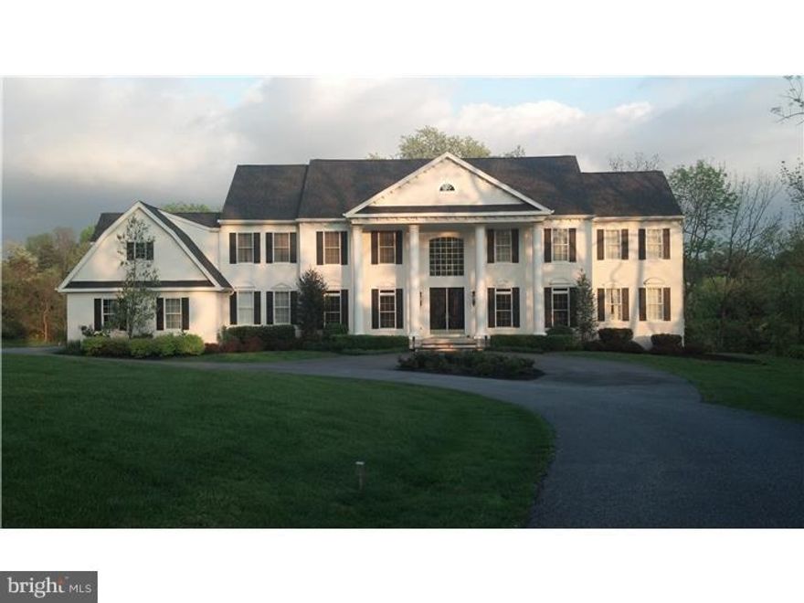 Where else can you work and play from home?  At "Oglethorpe" that rare opportunity awaits you.  This impressive estate home rests on 4.4 secluded acres in Glen Mills and the much sought after West Chester Area School District.  The majestic Georgian Colonial features 5 or 6 bedrooms, each with their own full bath, a media room, fitness room, 2 offices, and a 101 yard par three hole for the avid golfer.  With over 7,074 sq ft of living space on 3 finished floors. it's an entertainers delight.   The light filled gourmet kitchen features a 6 burner cook top, double wall convection oven, warmer drawer, 2 dishwashers and a beverage center.  In addition to the formal living and dining room, the first floor features a study,  sun room and 2 powder rooms.  The owners suite offers resort style luxury from the fireplace in the sitting area to the radiant floors, soaking tub, stall shower and closets that will make you the envy of all your friends.   The walk up attic is already plumbed for a full bath and ready to be finished if you need more living space.  The spectacular walkout lower level is unparalleled with a the 2nd study, media room with stadium seating, fitness room, temperature controlled wine cellar, full bar with dishwasher, full bathroom, and room for even more.  In addition the 4 car garage, 4 zone heating,  in ground sprinkler system, security system, coffered ceilings, extensive mill work, wood and marble flooring, low taxes and energy efficiency are added bonuses to this impressive estate home.  Less than 30 minutes to the Philadelphia Airport, Paoli Train Station and many wonderful parks, shopping and fine dining.