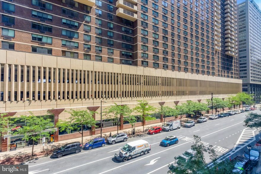 Welcome to this spacious, light-filled 2 bedroom, 1 bathroom corner unit is ready for the new owners to move in and enjoy all the perks of the building and the prime location. Conveniently located in Center city, the best of the city is right outside your door. Just steps from Rittenhouse Square, restaurants, shopping, public transit, 30th street station, major highways, universities, hospitals and everything else that makes city living a joy.  This home is also within the desirable Greenfield elementary school catchment.

Penn Center House is a co-op building with a monthly fee that includes almost all costs such as electric, heat, air conditioning, water, basic cable, and even real estate taxes. Financing is available and there are several lenders specializing in this building. Ask for more details.
Building amenities include a rooftop deck with stunning city views, a fitness center, library, community room, and 24 hour front desk/concierge. 
On-site parking is available for an additional $145 per month. Storage lockers are available for an additional fee as well.

Enter this spacious corner unit with sweeping views and light flooding in through the walls of windows.  The large open floor plan living area has plenty of room for multiple purposes to suit your desires. The foyer area offers even more space- currently housing a piano. The living room is expansive with great views and is connected to the dining area.  The kitchen is next to the dining area and offers a cooktop, wall oven, dishwasher and wood cabinets.
Continuing down the hall there is a conveniently located laundry room that also provides additional storage. The 2nd bedroom is large and includes 2 double closets. The primary bedroom is oversized with a walk in closet and windows on two walls, offering great views and sunlight.  The bathroom in the hall has a tub/shower combination with tile surround.
The unit is move-in ready but the new owners can also make cosmetic changes to make it their own if they desire.  

Buyers must meet certain requirements such as a minimum credit score (660), proof of assets (125% of the sale price), and minimum monthly income (4 x monthly fee),  etc.  One time capital contribution paid at transfer of ownership is $20k, but no transfer tax is paid or real estate taxes.  Please contact us for more details. Financing is available!!

Enjoy carefree living in this wonderfully laid out unit, providing the space and features you have been seeking.