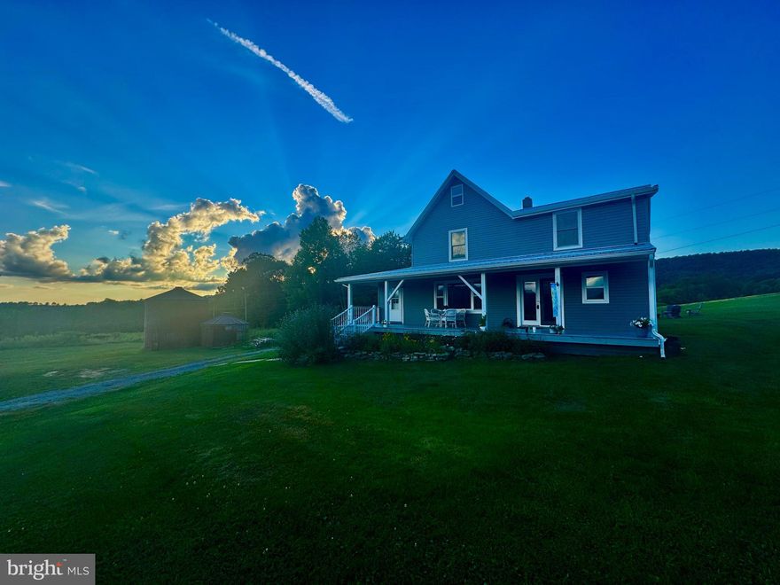 Charming 1890's Renovated Appalachian Farmhouse Retreat with Income Potential on 180 +/- ACRES! Welcome to your dream escape nestled in the heart of the picturesque Appalachian Mountains! This stunning 1,700 sq ft renovated farmhouse is a perfect blend of rustic charm and modern convenience, offering an exceptional lifestyle for those looking to invest in a serene countryside property. With 3 spacious bedrooms and 2 beautifully appointed bathrooms, this home is designed for both comfort and functionality. This property is not just a home; it’s an opportunity! With significant rental and wedding income potential, you can capitalize on the stunning backdrop of panoramic mountains and the scenic beauty of a truly incredible farm. Imagine hosting unforgettable events or welcoming guests to your charming retreat! Spanning approximately 180 acres, this beautiful farm offers a blend of nature and productivity. With 50 +/- acres of fertile crop fields and numerous spring-fed creeks feeding a private pond, there’s ample space for farming, recreation, or simply soaking in the tranquility of your surroundings. An additional home site complete with a drilled well awaits your creative vision, offering breathtaking panoramic views that will leave you in awe. Experience peace of mind with state-of-the-art amenities, including a spring water filtration system equipped with ultraviolet light filtration, providing pure and clean water. The upgraded 200 amp electric service ensures that your home runs smoothly, accommodating all your modern conveniences. The detached garage provides ample storage space for your vehicles and tools, while the rustic silos add a touch of historical charm, perfect for those who appreciate unique features that tell a story. Situated close to Alpine Lake & Deep Creek Lake, this property is not only a serene retreat but also offers easy access to outdoor activities such as hiking, fishing, and water sports. The vibrant community of Bruceton Mills and I-68 are under 20 miles away. Imagine waking up to the melodies of nature, sipping coffee on your front porch, and enjoying the stunning views that change with the seasons. Step out the back door to your private fire pit and enjoy your favorite drink with company. Don’t miss your chance to own a slice of Appalachian paradise! Contact us today for a private showing and embrace the lifestyle you’ve always dreamed of! 4 +/- miles to Alpine Lake Resort. 15 +/- miles to Deep Creek Lake, MD & Wisp Resort. 35 +/- miles to Morgantown. 55 +/- miles to Bridgeport/ North Central West Virginia Airport.