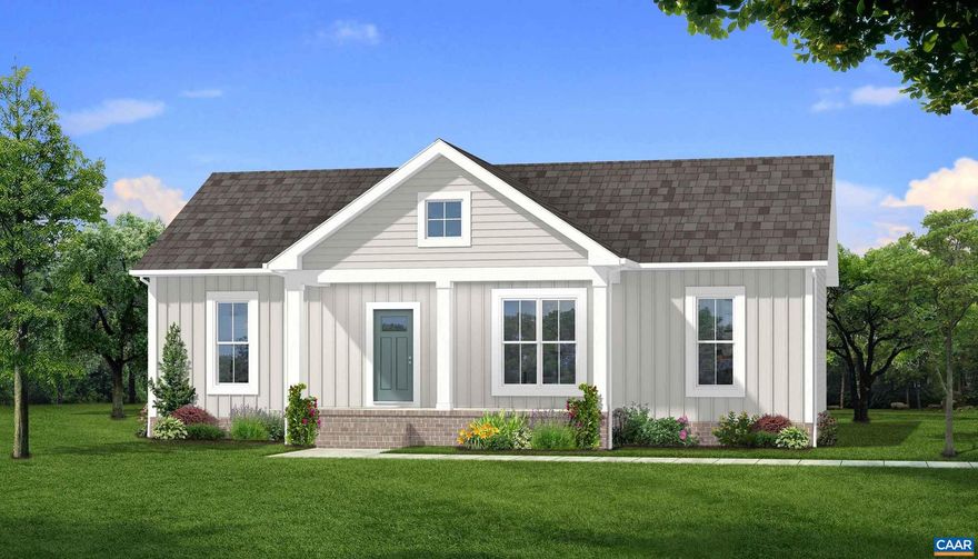 CHARMING CRAFTSMAN HOME ON 2 ACRES! Welcome to the Laurel Creek, a beautifully designed 3-BEDROOM, 2-BATH home offering the perfect blend of comfort, tranquility, and natural beauty. Set on a peaceful 2-ACRE LOT, this thoughtfully laid-out home provides space to relax and unwind while enjoying a private, scenic setting. Inside, you?ll find LVP FLOORING THROUGHOUT and airy, inviting living spaces accented by tasteful finishes that create a warm and elegant atmosphere. The OPEN KITCHEN features GRANITE COUNTERTOPS, MERILLAT CABINETS, A CENTRAL ISLAND, AND A PANTRY, making it ideal for everyday living and entertaining alike. The PRIMARY SUITE IS PRIVATELY LOCATED on one side of the home and includes an EN-SUITE BATHROOM, LINEN CLOSET, and WALK-IN CLOSET. Two additional bedrooms are positioned on the opposite side of the home and share a full bathroom, offering both privacy and functionality. Home completion set May 2026.