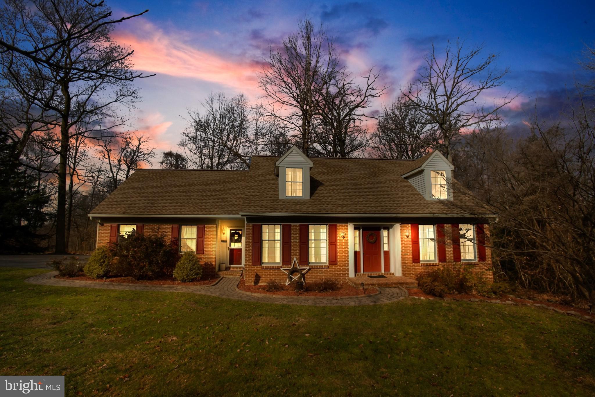 ALL OFFERS ARE IN- DECISION TOMORROW- THANK YOULooking for "The One" How about a  3BR- 2BA- 2Car Garage, Full Basement, and over 1 acre Beautifully maintained Brick Cape.  Located on the outskirts of Welsh Mountain Range but Minutes to All major shopping and Routes 422,176. This 2000 SF ( NON smoking) home has been lovingly maintained.  
 First FLR- you can  SEE from the Kitchen to the family room in this open concept home. Kitchen features a morning bar for coffee or a larger sitting area to enjoy watching the Birds. There is also a  Full Dining Room  with Hard Wood floors ( Maybe a 1 st Flr BR if needed) and a FULL bath. Laundry is also located on the 1st floor convenient to the garage entry and a 2nd front entrance. The Family room has access to the Full clean basement. It also has Newer Sliders to the deck. Don't forget the full Size Living room  With chair rail and accents the Anderson Windows Throughout the home. 2nd Floor- Features a Large Main Bedroom with Walk- In closet and Access to the full Bath with Private quarters. 2nd BR has access to walk In Attic ( Think HUGE walk in closet) and 3rd BR with a Dormer for natural light. Outside- There is a 2 car attached Garage, Nice Size Deck to enjoy nature and plenty of yard to keep active.