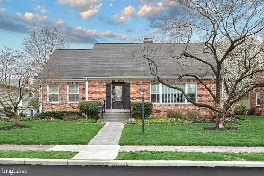 Beautiful cape cod property with exquisite curb appeal.  Large 2200 sq foot home in a desirable location and school district.  Kitchen was replaced by Keener Kitchens and there is a tile backsplash, tile floor and electric slide-in oven.  The counter tops are quartz.  Refrigerator is 2 years old and the microwave is 9 months old.  The living room  has a wood burning fireplace and hardwood floors with a large bay window.  The dining rooms also boasts hardwood floors and has access to the screened in porch. On the first floor there is a bedroom with an attached bathroom, linen closet and a double clothing closet. This  suite can be used as in law quarters or first floor primary bedroom suite.  There is another room on the main level that the homeowner used as an office.  This room can be multi-functional and can also serve as a playroom, nursery, office, den, or music room.  Conveniently there is also a half bath on the main level. The upper level boasts two oversized bedrooms and a full bathroom.  Roof was installed in 2003 with a 30 year shingle and there is 2-1/2 inch insulation.  New air-conditioning unit in Spring of 2023 and there are two zones.  Furnace is approximately 12 years old.  There are Pella insulated double hung windows.  The sellers had Mid Atlantic waterproofing installed in the basement to prevent water penetration including a sump pump with battery backup.  Pride of homeownership is outstanding as can be evidenced by the special treatment this home has received throughout the years. Conveniently located close to schools, shopping, and major roads.  Close to downtown attractions as well.  NOTE:  On-Street parking ONLY and no opportunity for driveway or garage